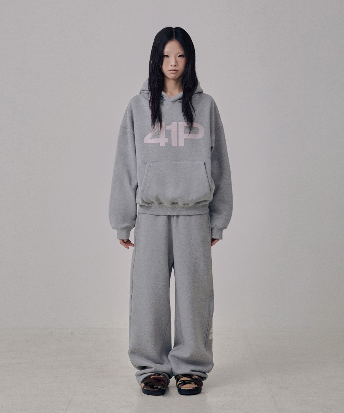사일프레이(41PRAY) 41P Brushed Sweatpants / Grey