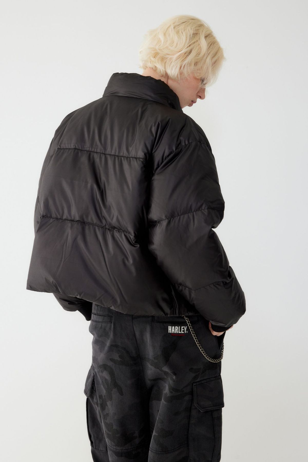 할리데이비슨 컬렉션스®(HARLEY-DAVIDSON COLLECTIONS®) [Women] 숏푸퍼 다운_블랙 HH26104003