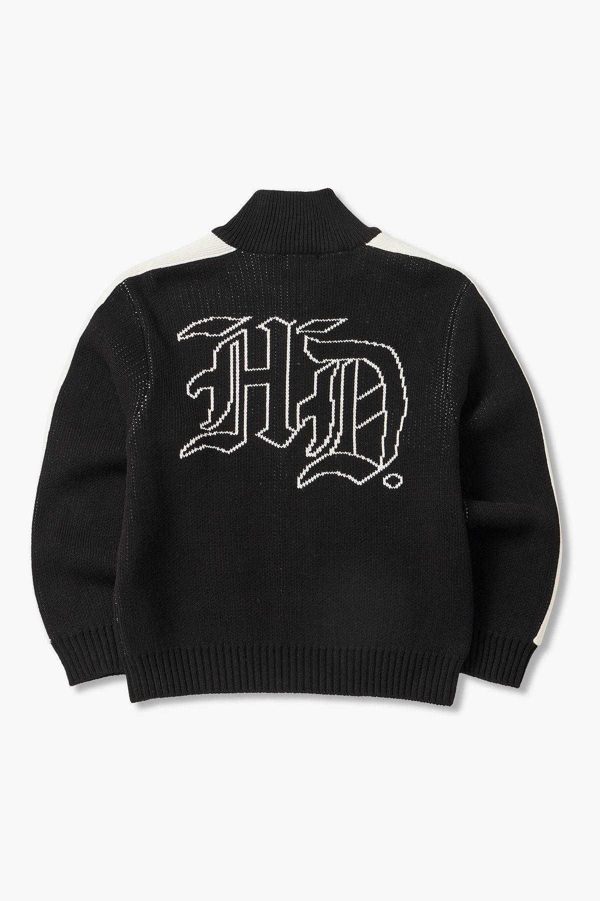 할리데이비슨 컬렉션스®(HARLEY-DAVIDSON COLLECTIONS®) 코위찬 로고 집업 니트_블랙 HH15312004
