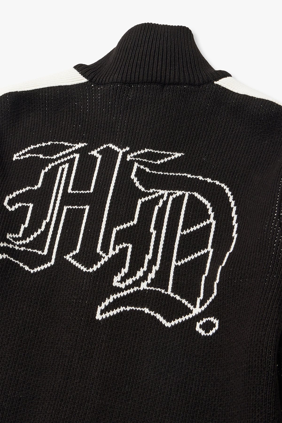 할리데이비슨 컬렉션스®(HARLEY-DAVIDSON COLLECTIONS®) 코위찬 로고 집업 니트_블랙 HH15312004