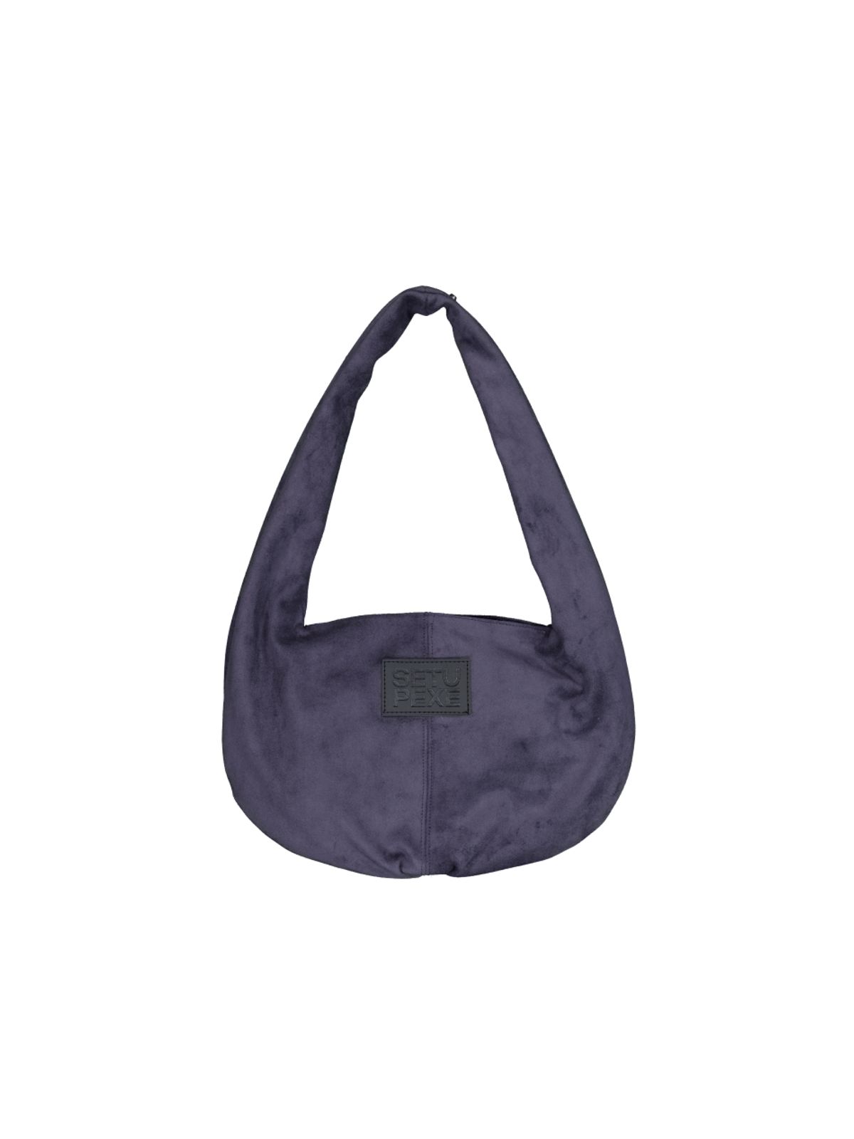 셋업이엑스이(SETUP-EXE) SUEDE STUDDED SHOULDER BAG / PURPLE