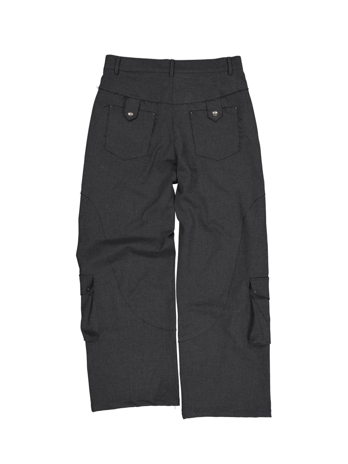 셋업이엑스이(SETUP-EXE) WESTERN STUDDED SLACKS / CHARCOAL