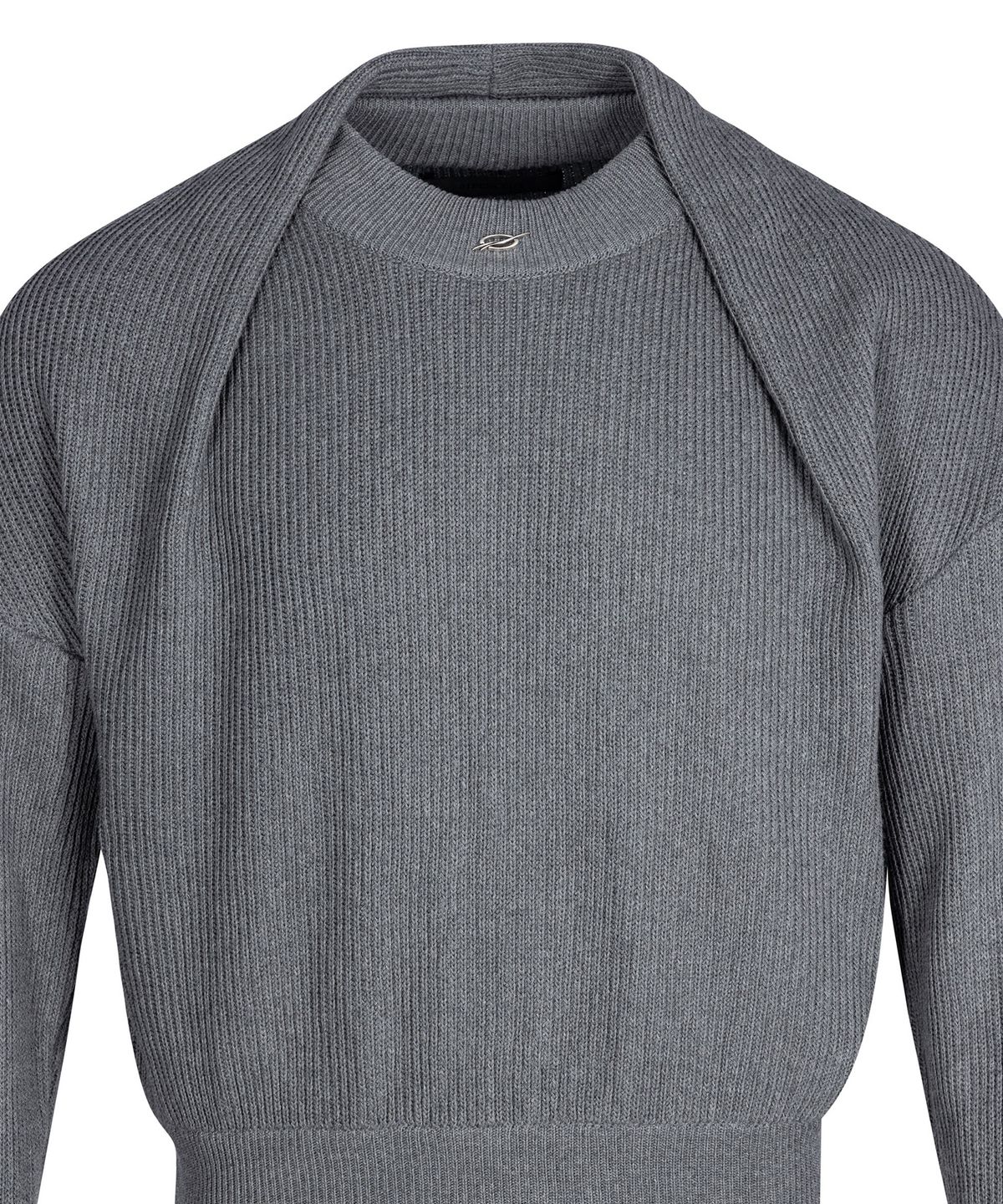 51퍼센트(51PERCENT) Shawl knit - Grey