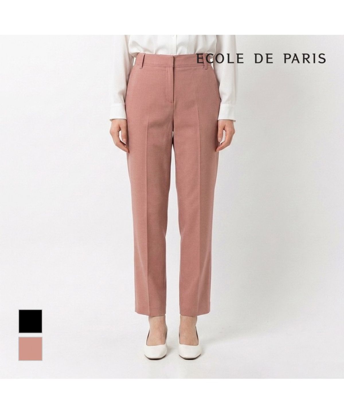 에꼴드파리(ECOLEDEPARIS) 베이직 디자인 팬츠_CB29WPA010Z