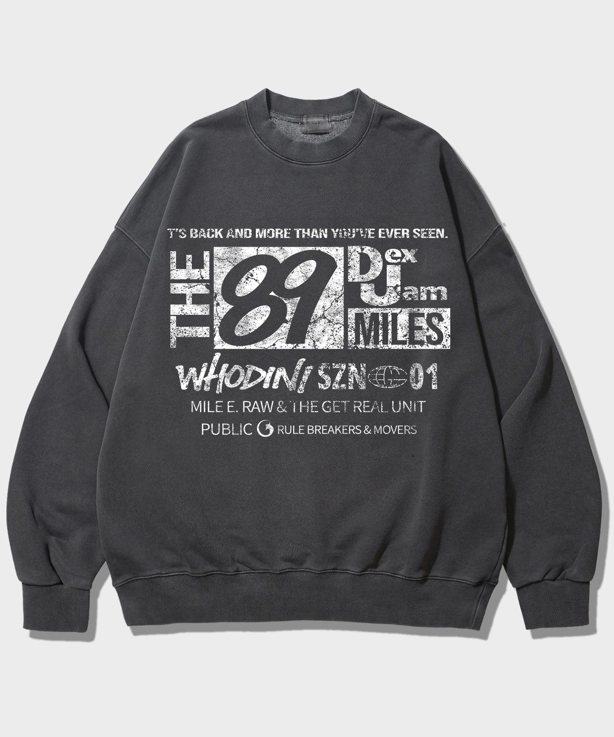 더마일(THEMILE) THEMILE89 SWEAT MTM_PIGMENT DGRAY