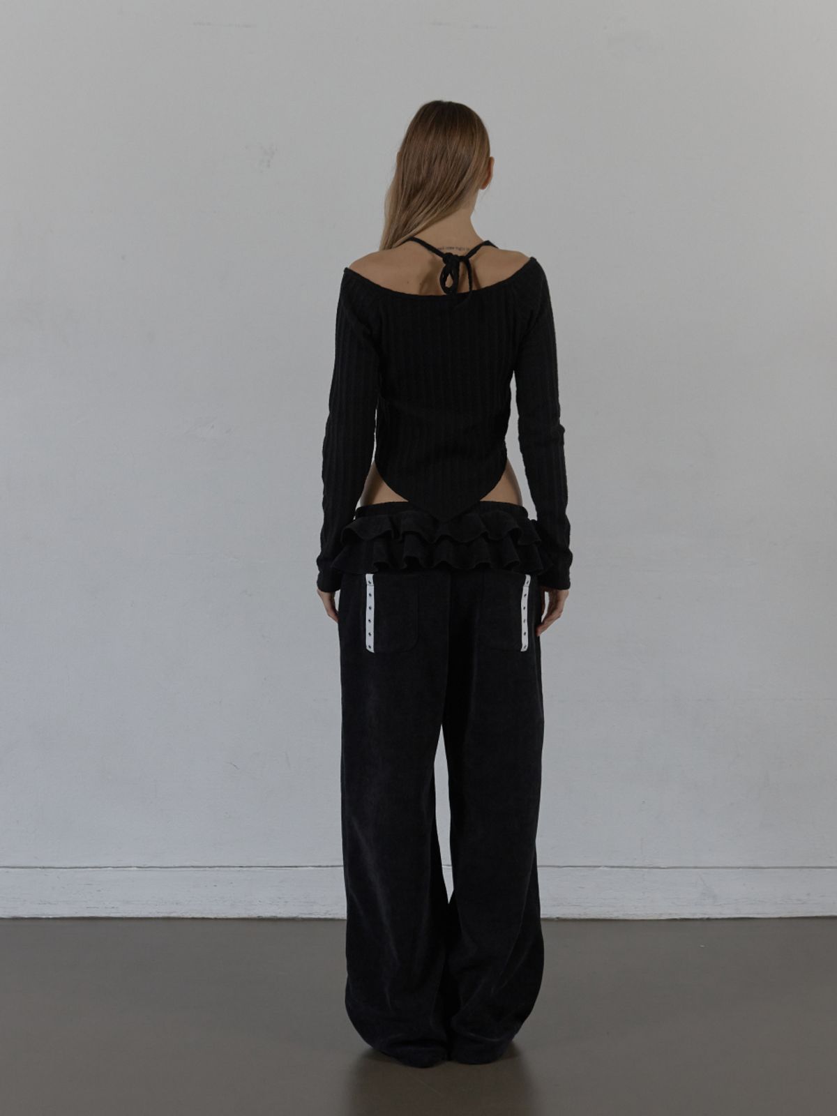 셋업이엑스이(SETUP-EXE) WESTERN CROSS TOP / BLACK