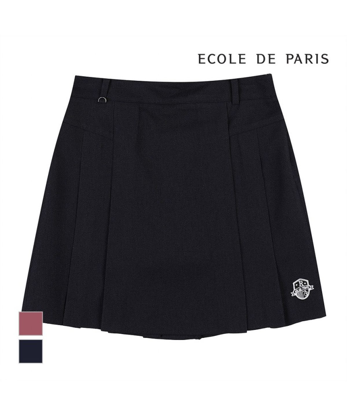 에꼴드파리(ECOLEDEPARIS) 플리츠 미니 스커트_RB29WSA002A