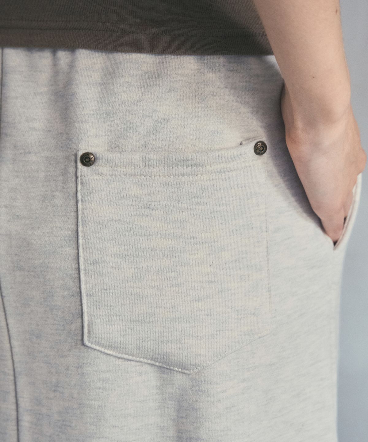 아우어노스텔지아(OURNOSTALGIA) Cozy Henry Long Skirt_Oatmeal(O25-SK21)