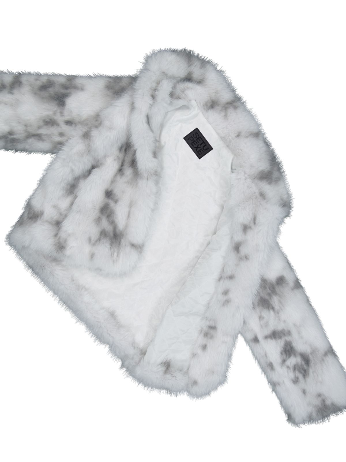 셋업이엑스이(SETUP-EXE) FAUX FUR JACKET / WHITE