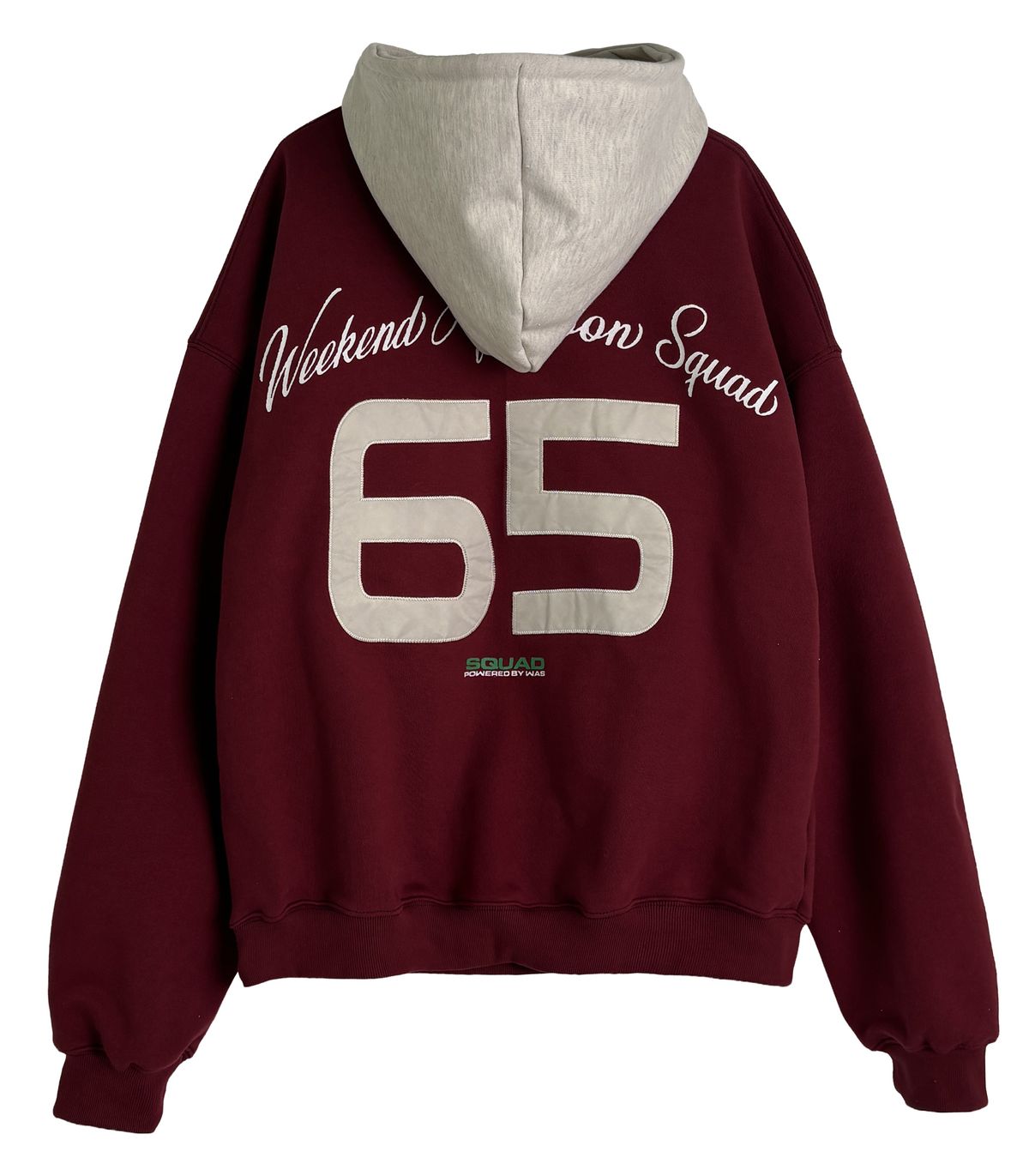 워즈(WAS) 럭비65 후드 (BURGUNDY)