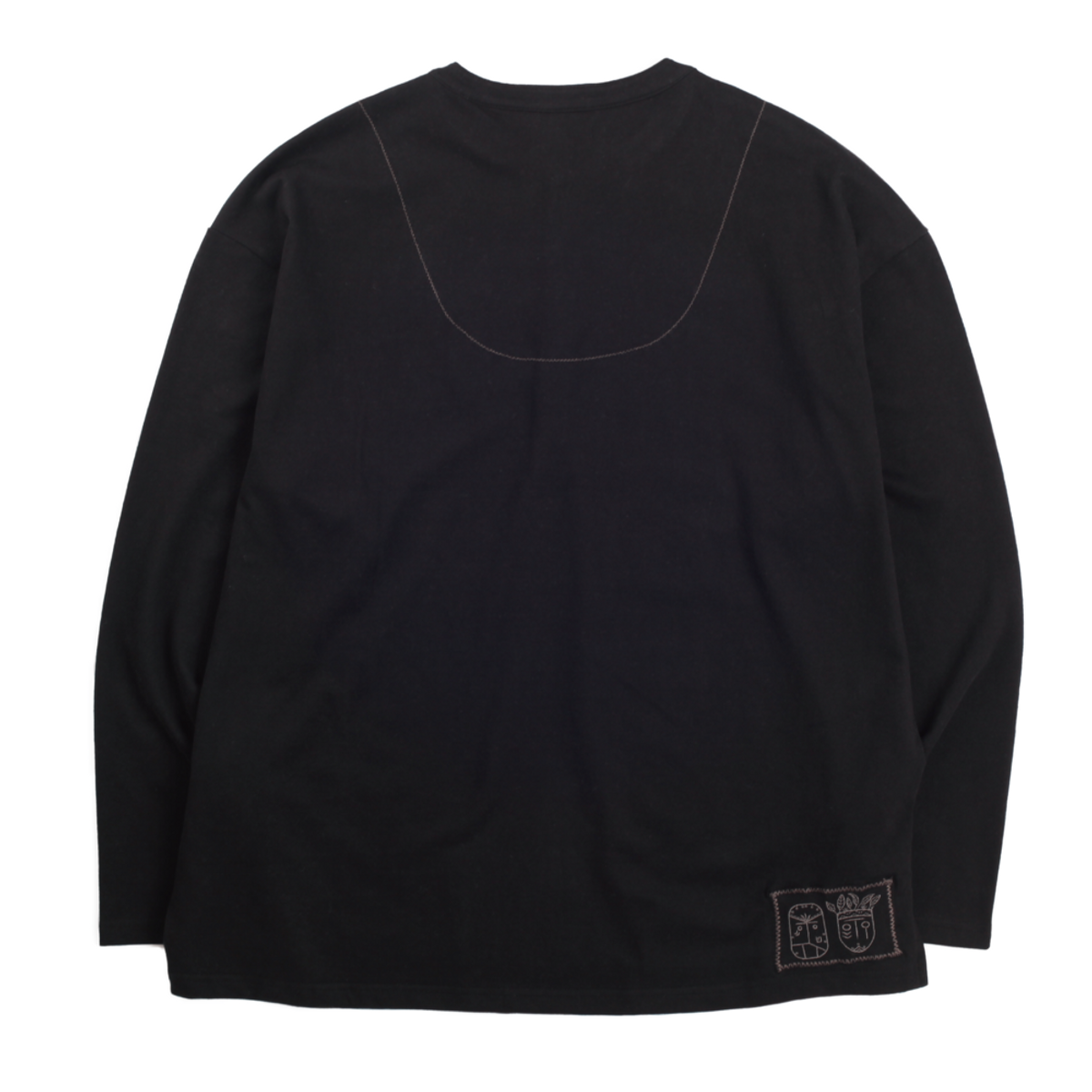 트라이베라(TRIBERRA) TOTEM HENLEY(BLACK)