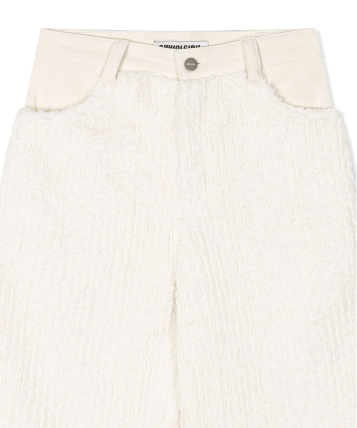 구월십일(GUWOLSIBIL) REVERSIBLE MIXED PANTS IVORY