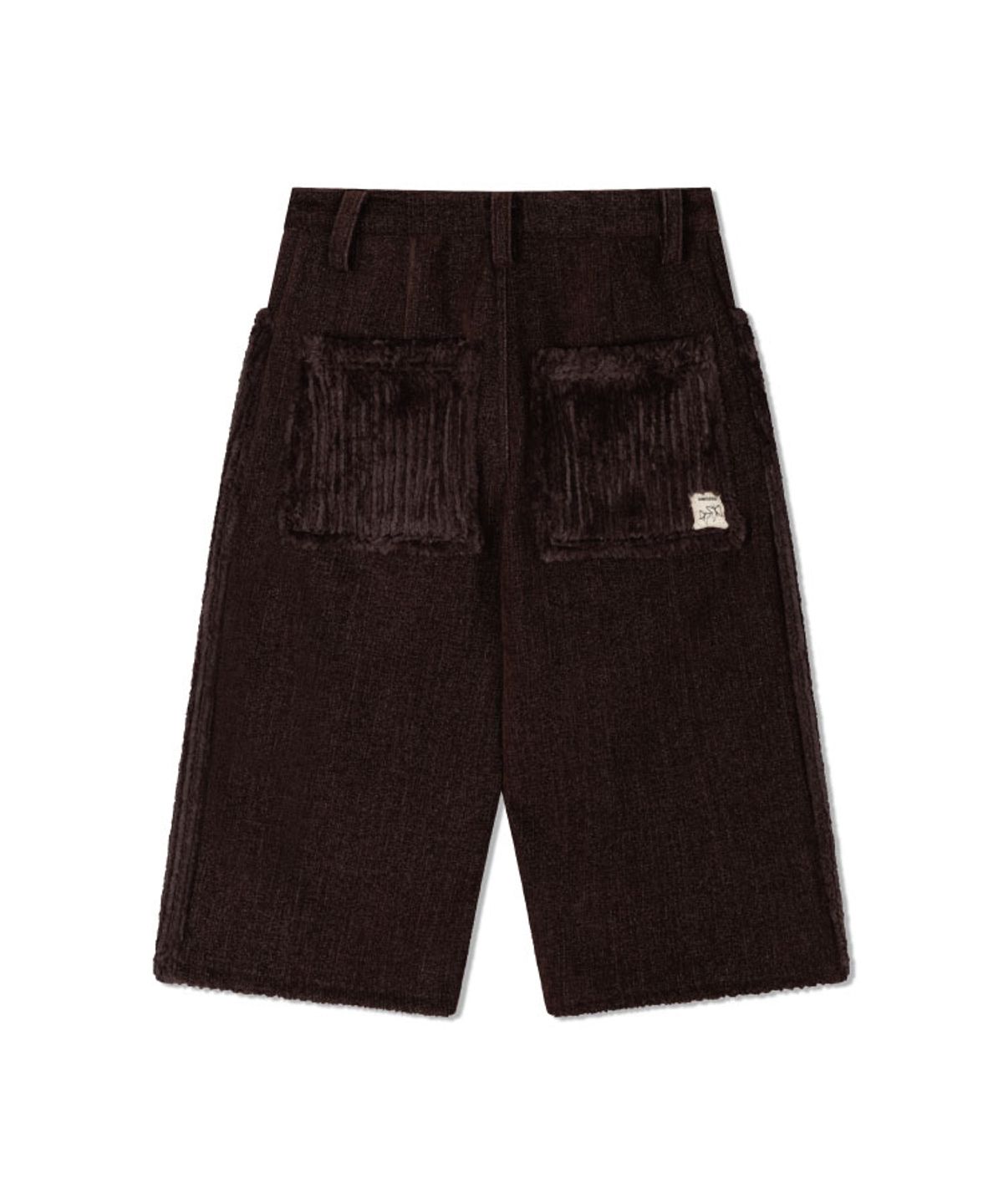 구월십일(GUWOLSIBIL) REVERSIBLE MIXED PANTS BROWN