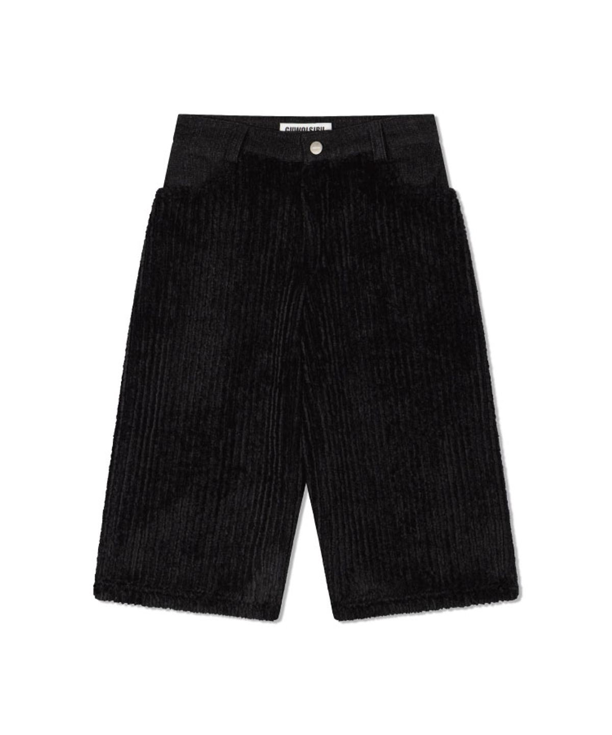 구월십일(GUWOLSIBIL) REVERSIBLE MIXED PANTS BLACK