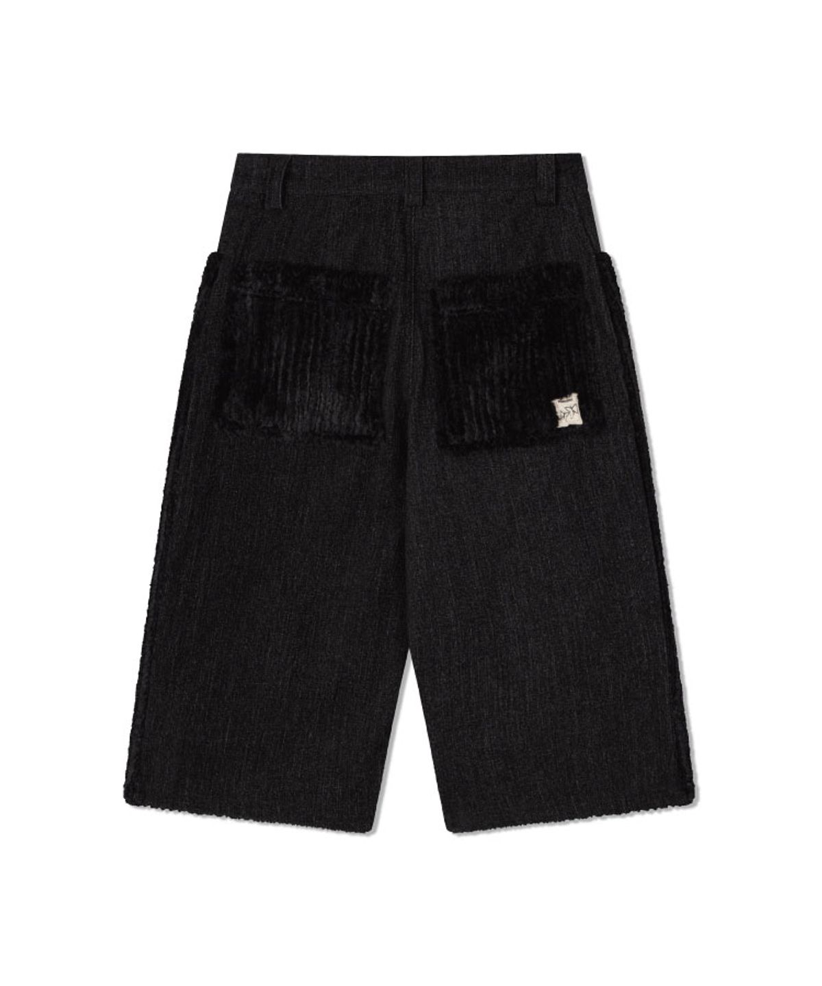 구월십일(GUWOLSIBIL) REVERSIBLE MIXED PANTS BLACK
