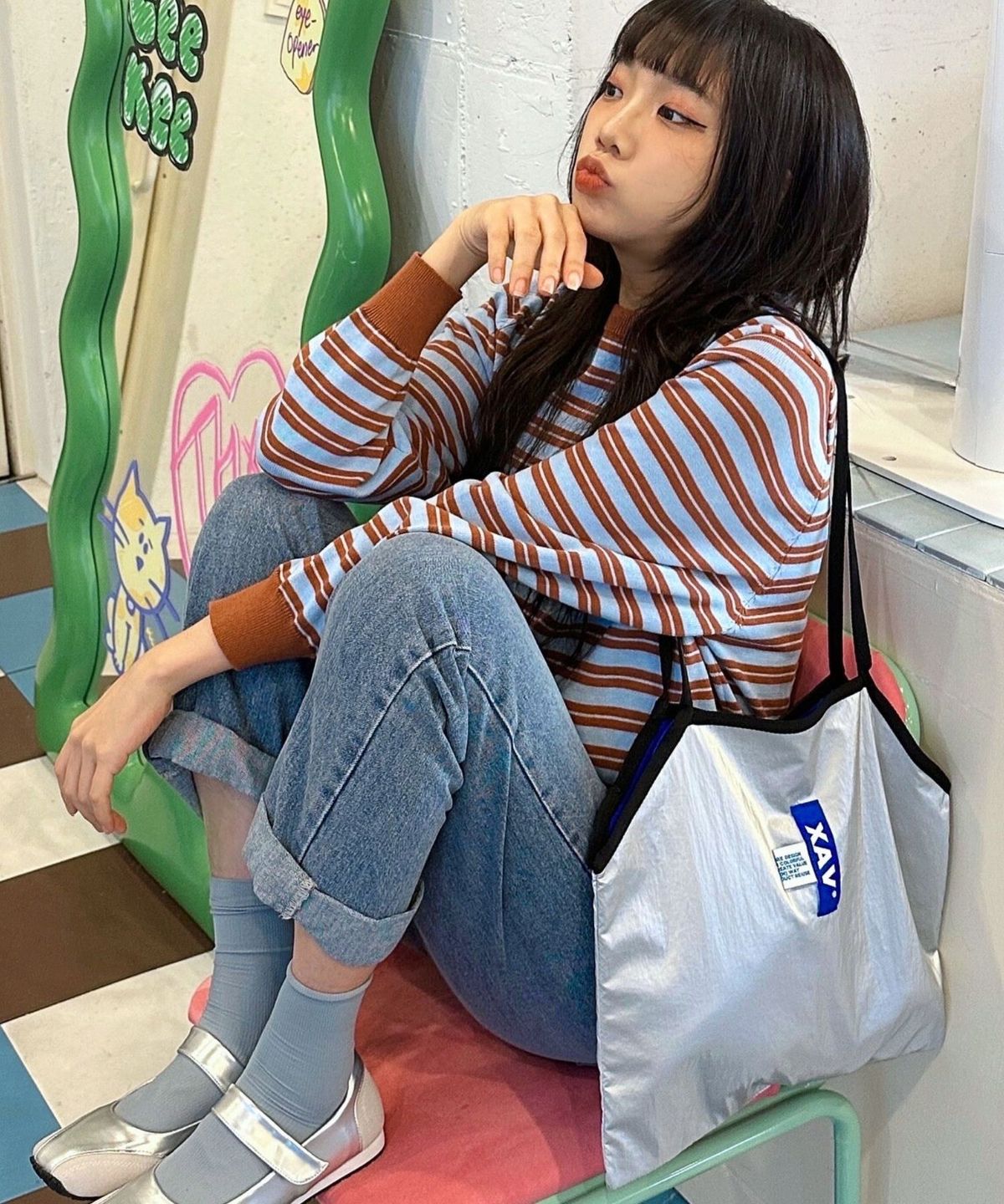 자브(XAV) 자브 APRON 에이프런백 숄더백 에코백