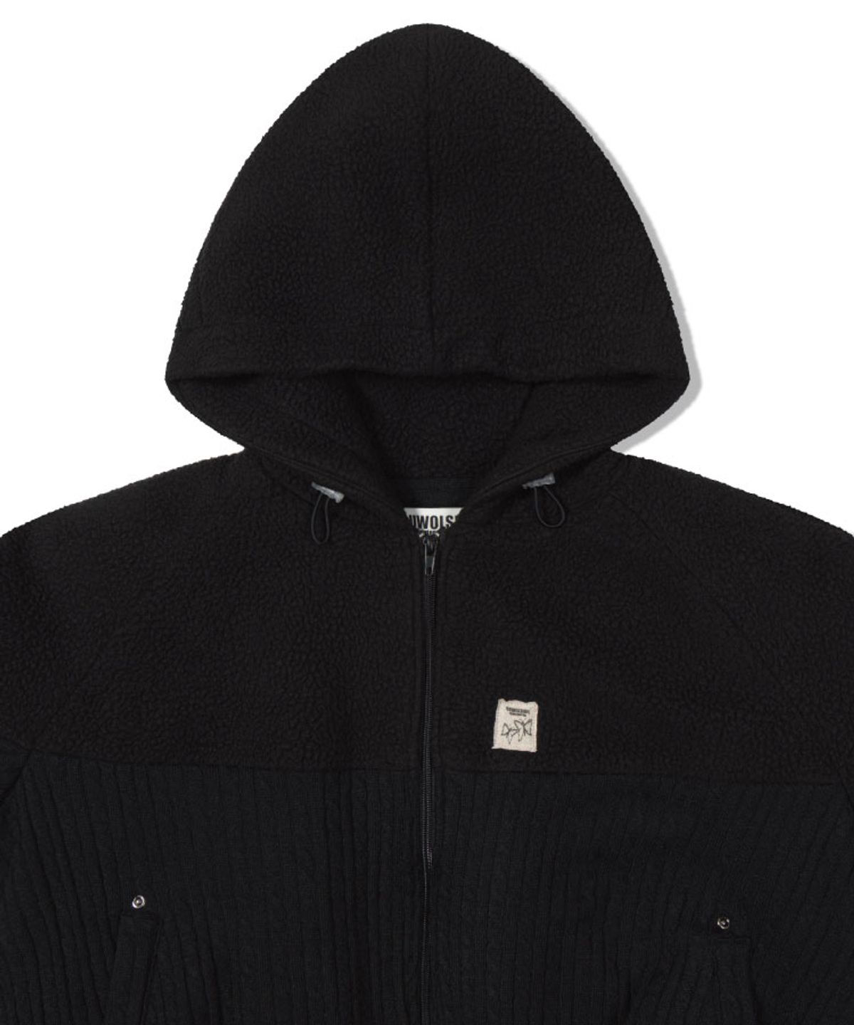 구월십일(GUWOLSIBIL) FLEECE BALLOON JUMPER BLACK
