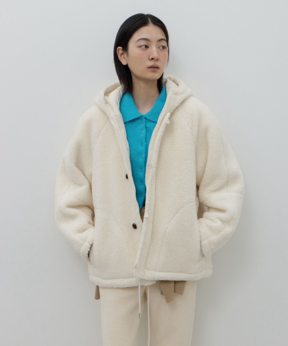 지비에이치 어패럴(GBH APPAREL) SHERPA JUMPER / CREAM