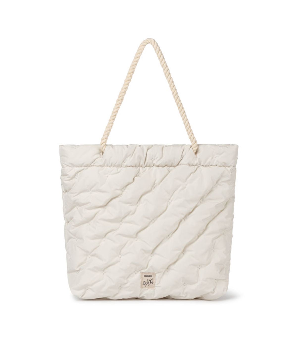 구월십일(GUWOLSIBIL) PADDED ROPE BAG IVORY