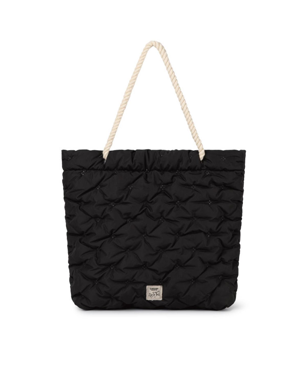 구월십일(GUWOLSIBIL) PADDED ROPE BAG BLACK