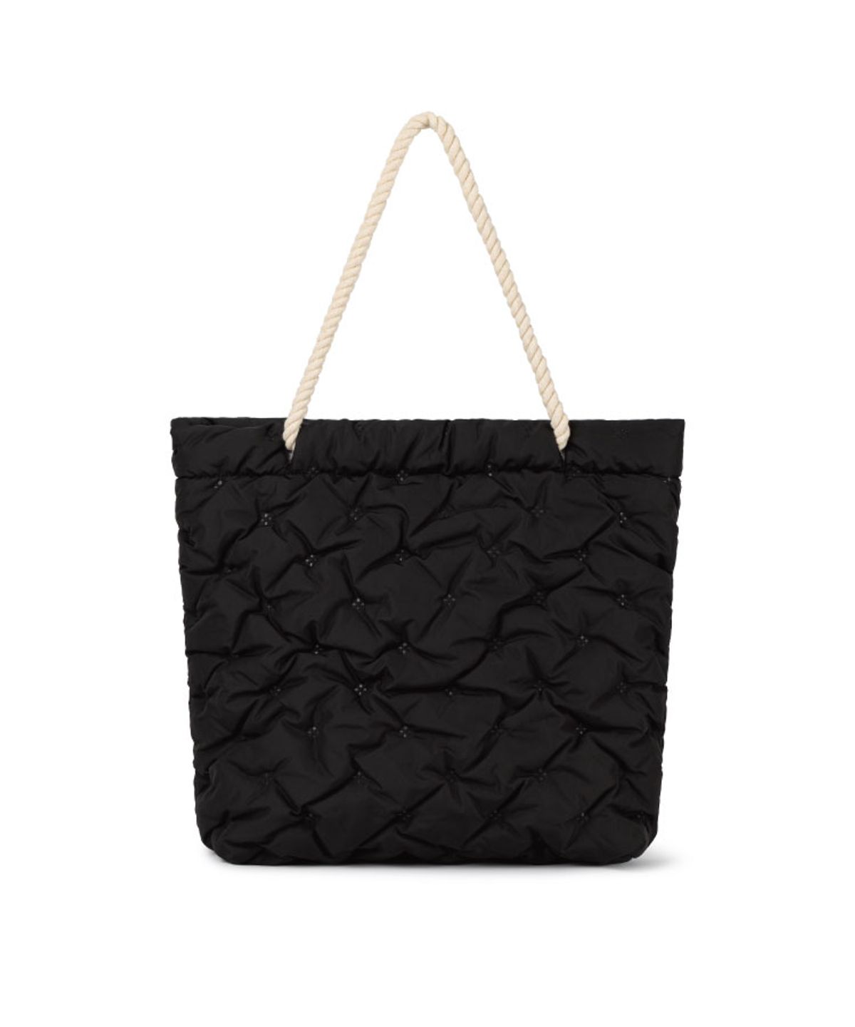 구월십일(GUWOLSIBIL) PADDED ROPE BAG BLACK