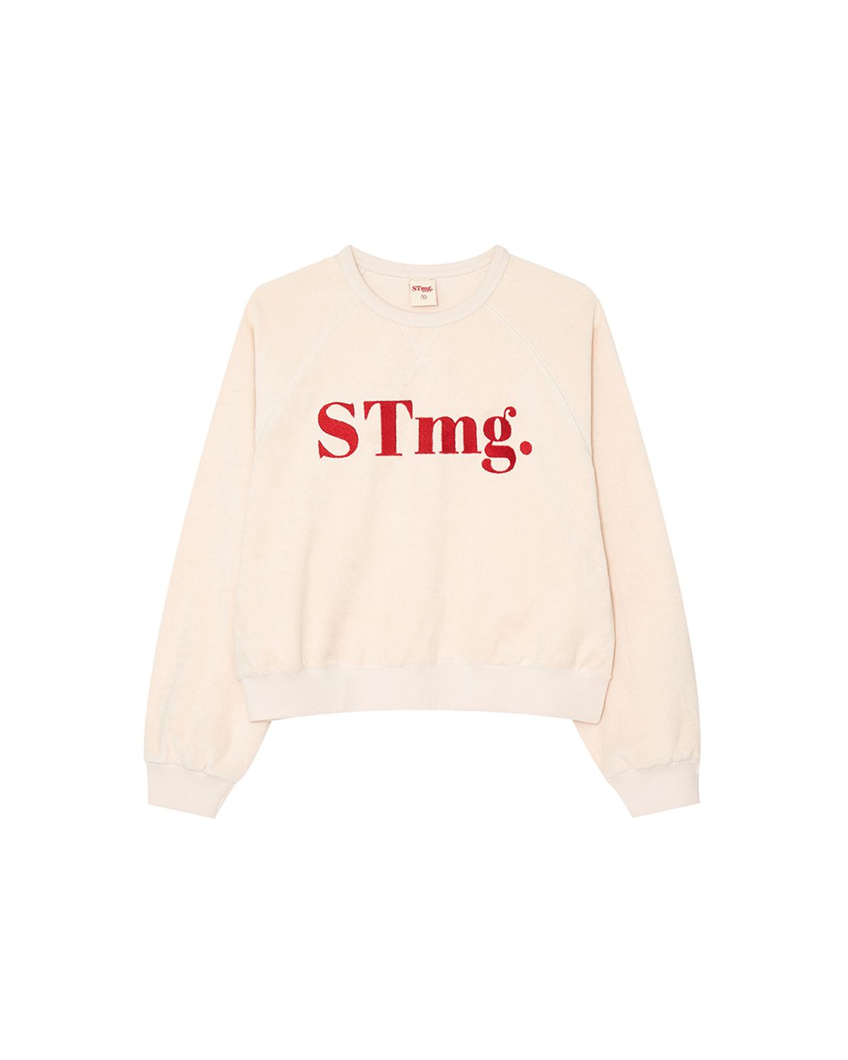 스트라이프마가린(STMG) stmg 로고 맨투맨 아이보리