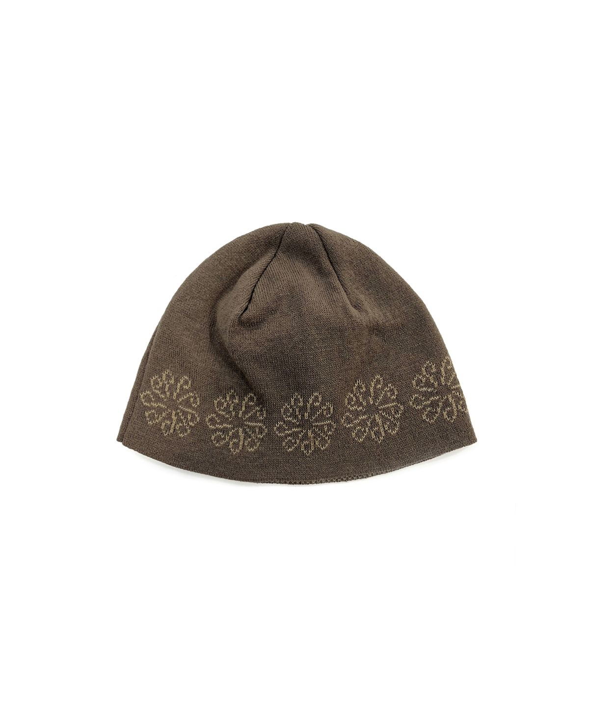 9999아카이브(9999ARCHIVE) Linking Flower Jacquard Beanie