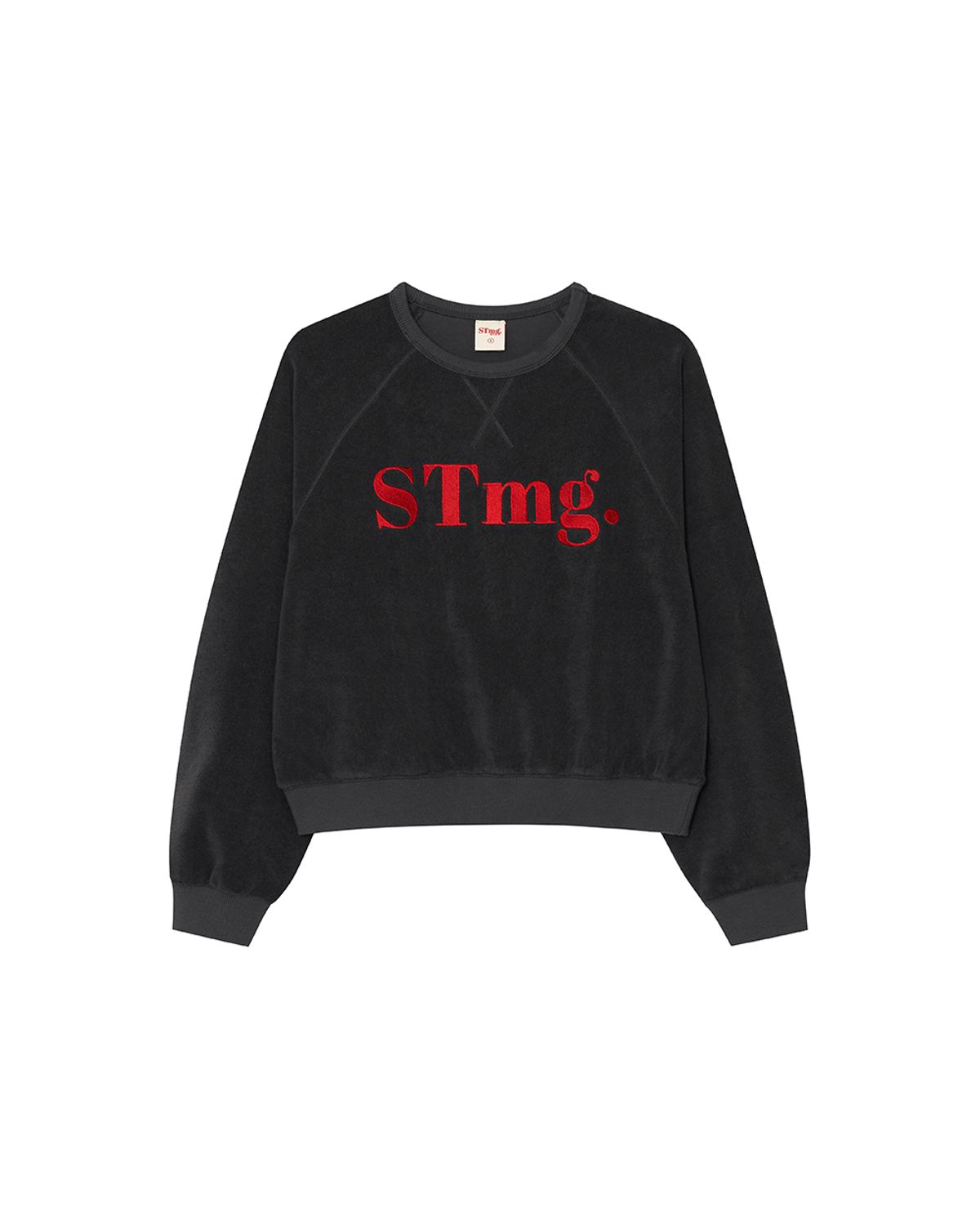 스트라이프마가린(STMG) stmg 로고 맨투맨 차콜