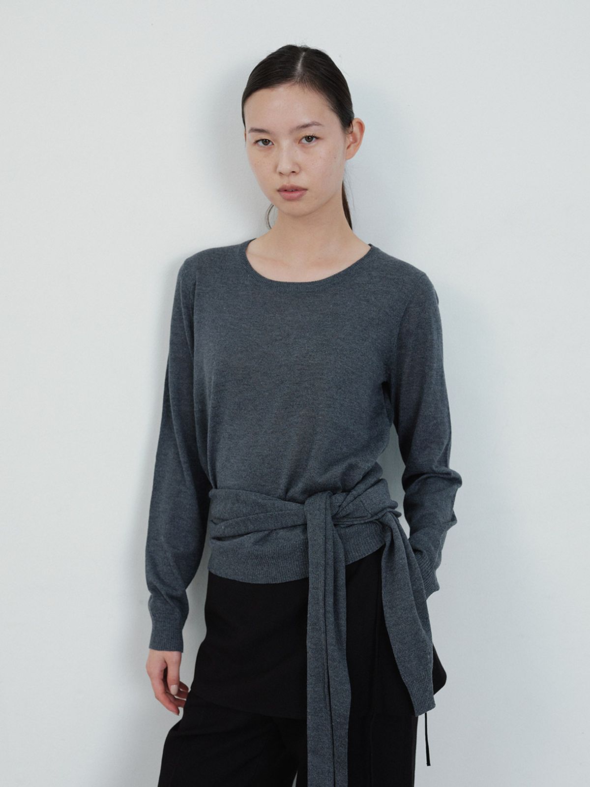 헌치(HUNCH) Tie Layerd Knit