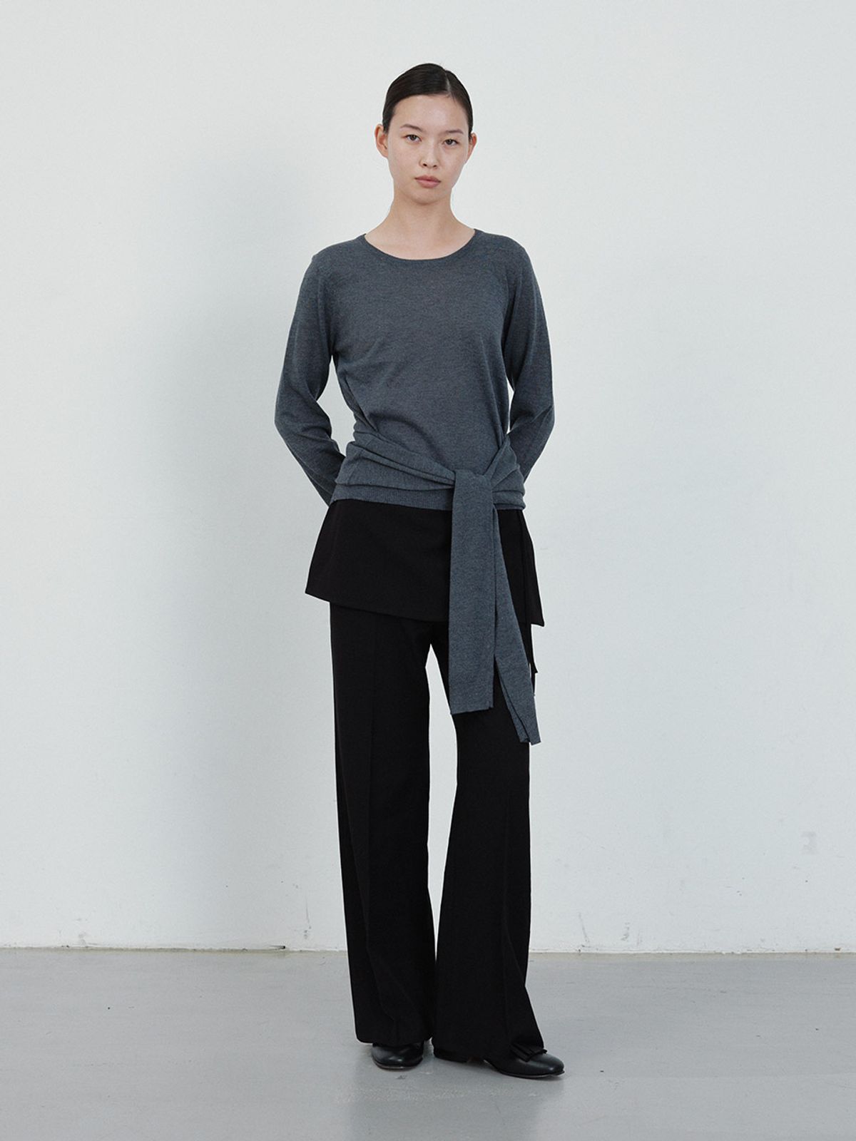 헌치(HUNCH) Tie Layerd Knit