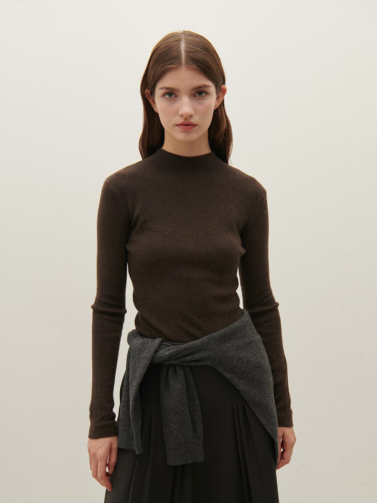 헌치(HUNCH) Half Turtle Neck Pullover (3color)