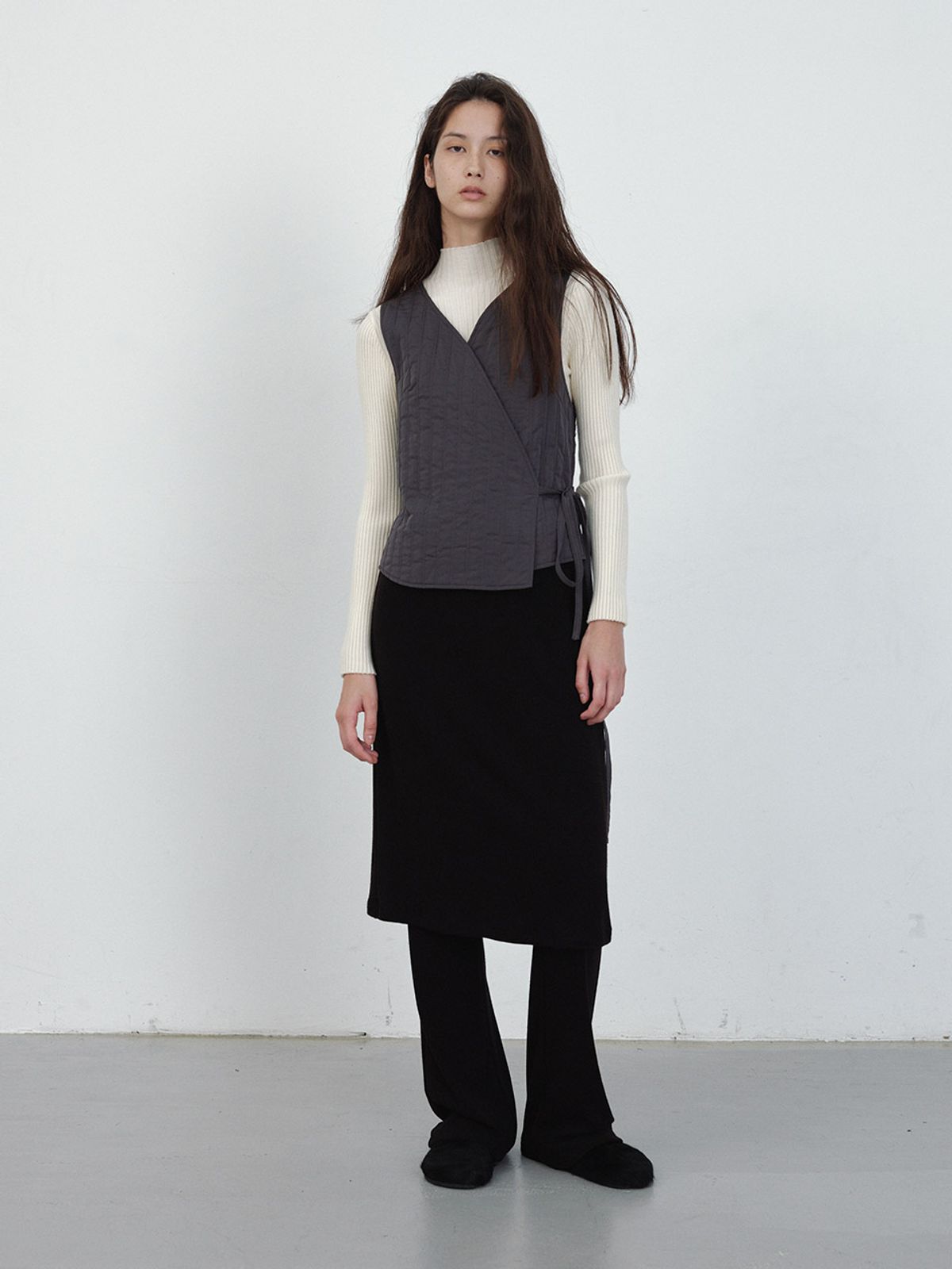 헌치(HUNCH) Tied Quilted Vest