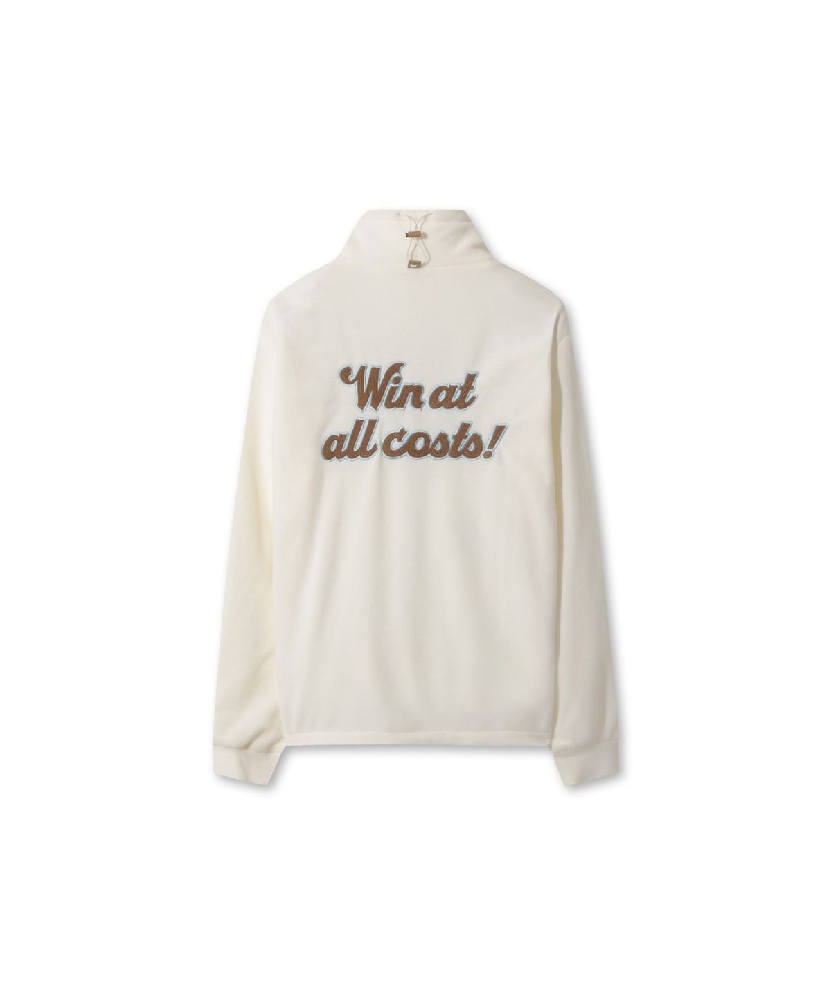 왁(WAAC) Women Polar Fleece Highneck Pullover WWTBW25802IVX