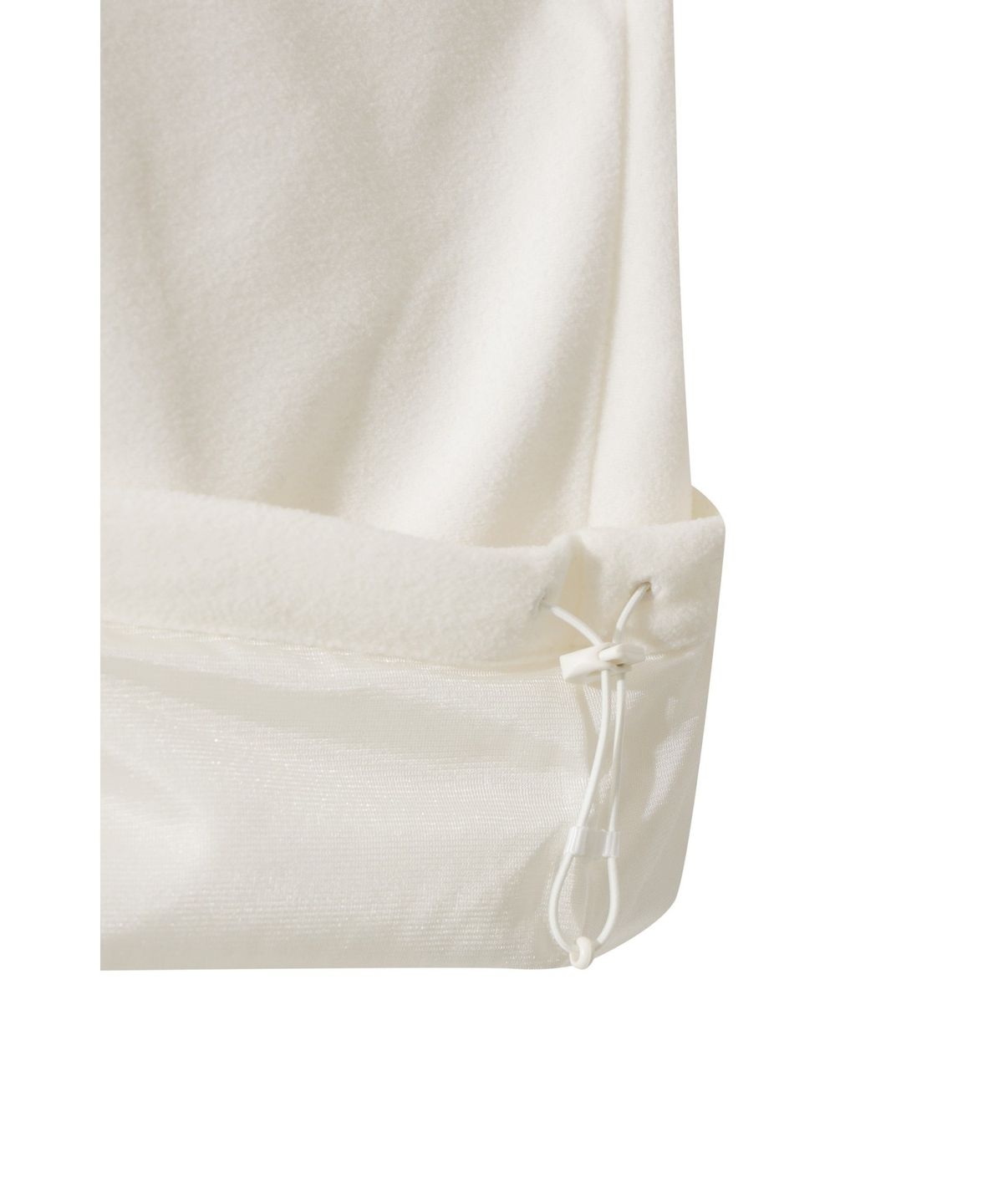 왁(WAAC) Women Polar Fleece Highneck Pullover WWTBW25802IVX