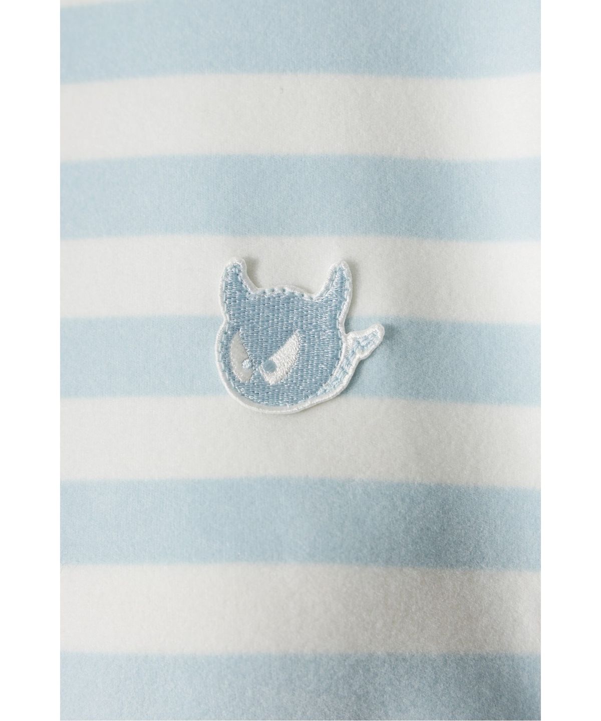 왁(WAAC) Women Stripe Peach Highneck Top WWTBW25805BUL