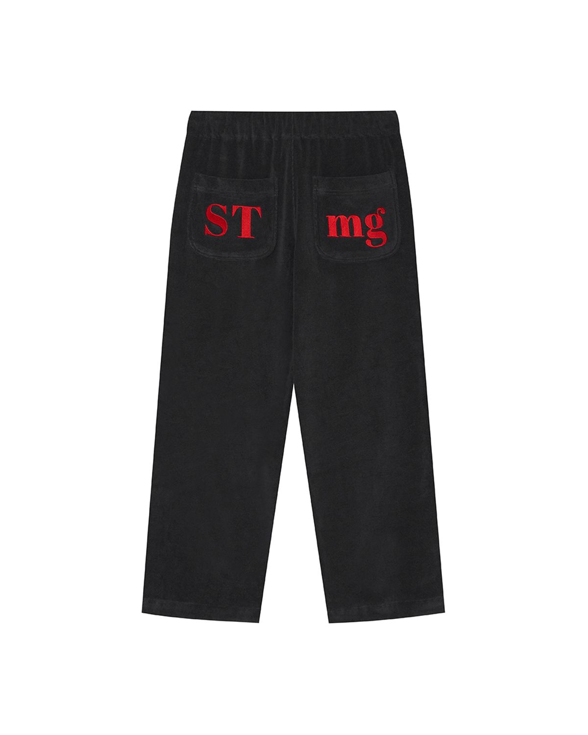 스트라이프마가린(STMG) stmg 로고 테리 트레이닝 팬츠 차콜