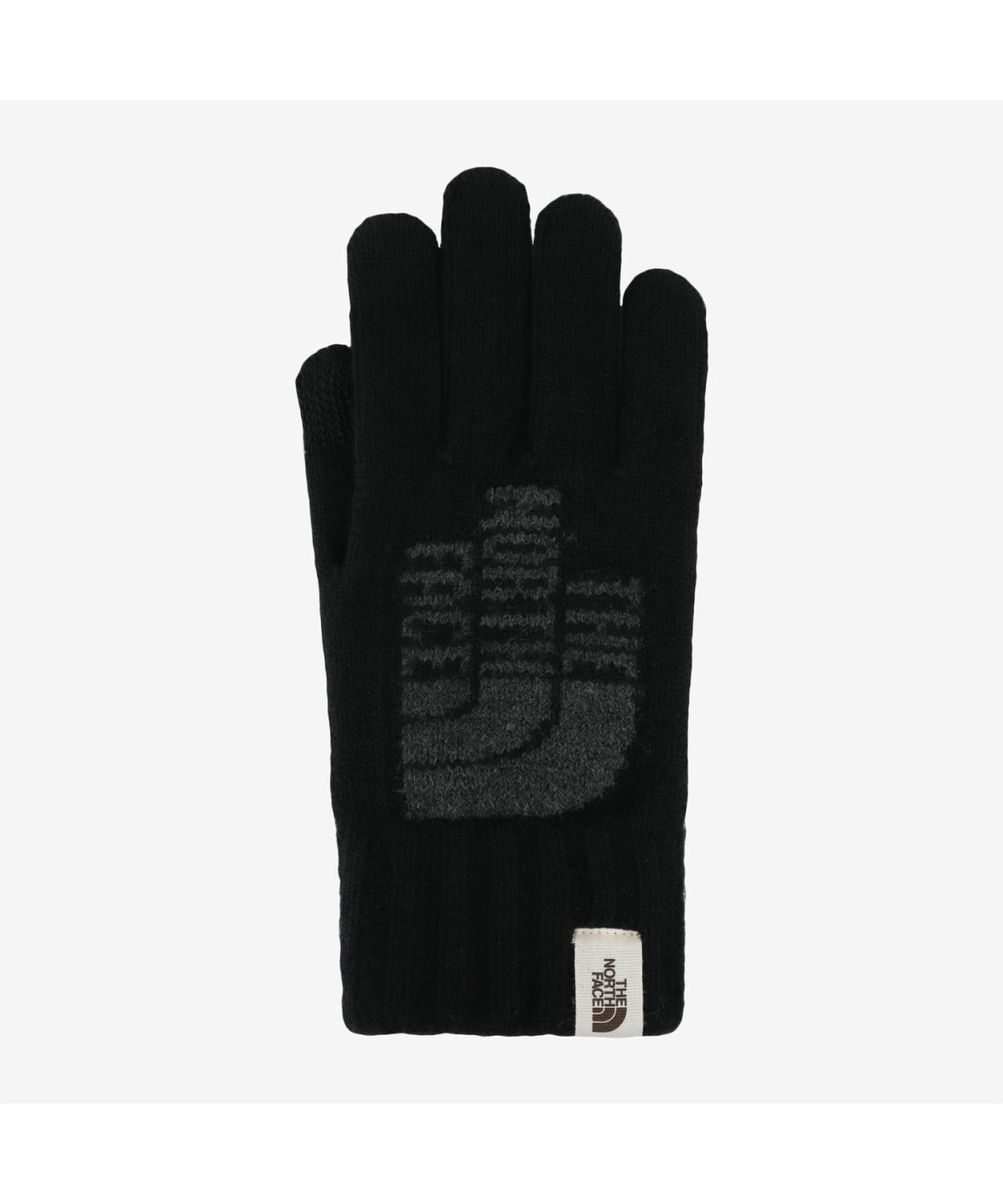 노스페이스(THE NORTH FACE) NJ3GR51J 화이트라벨 멜로우 니트 글러브 BLACK
