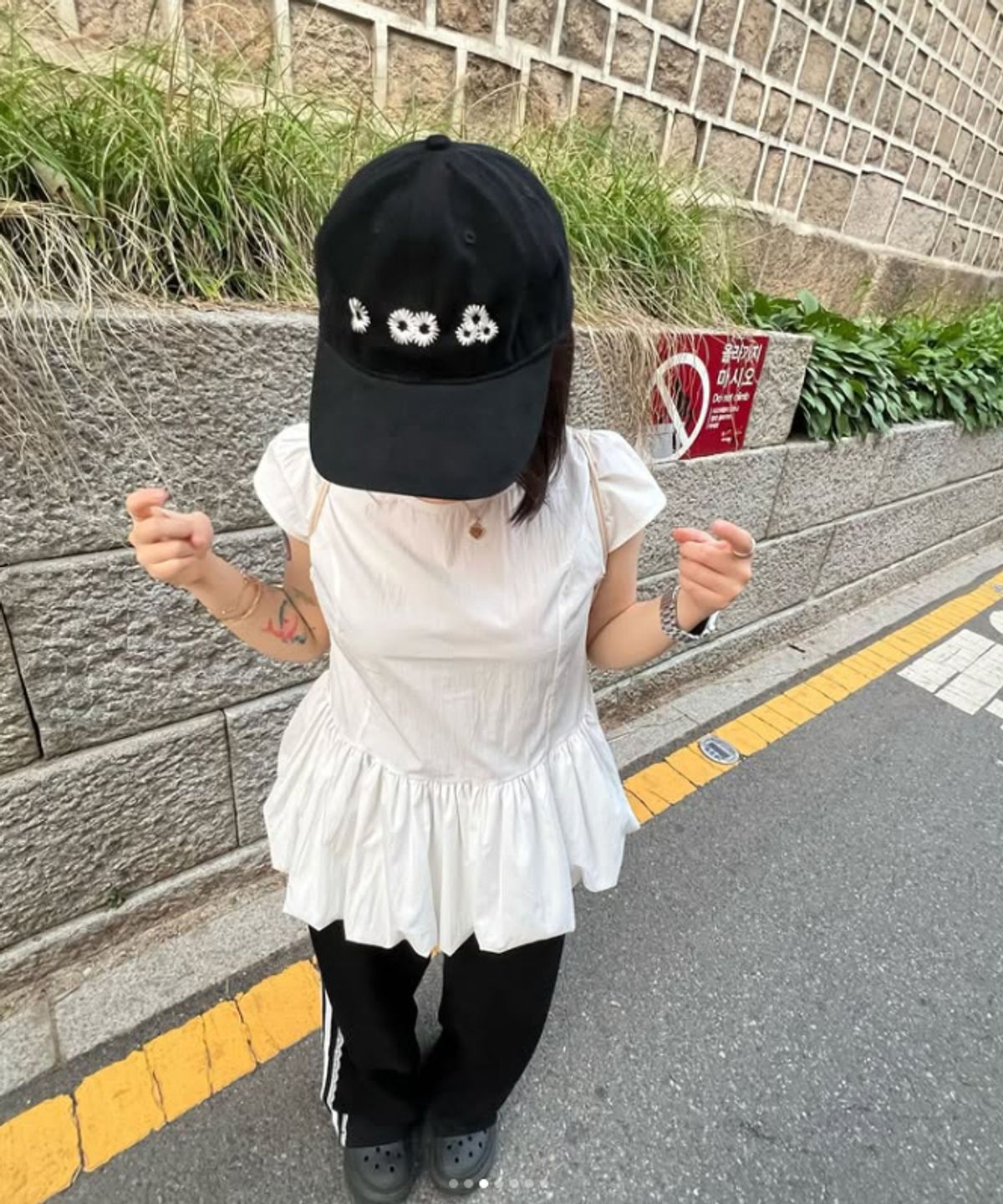 마이딥블루메모리즈(MY DEEP BLUE MEMORIES) Newvy Logo Peach Ball Cap (7 colors)