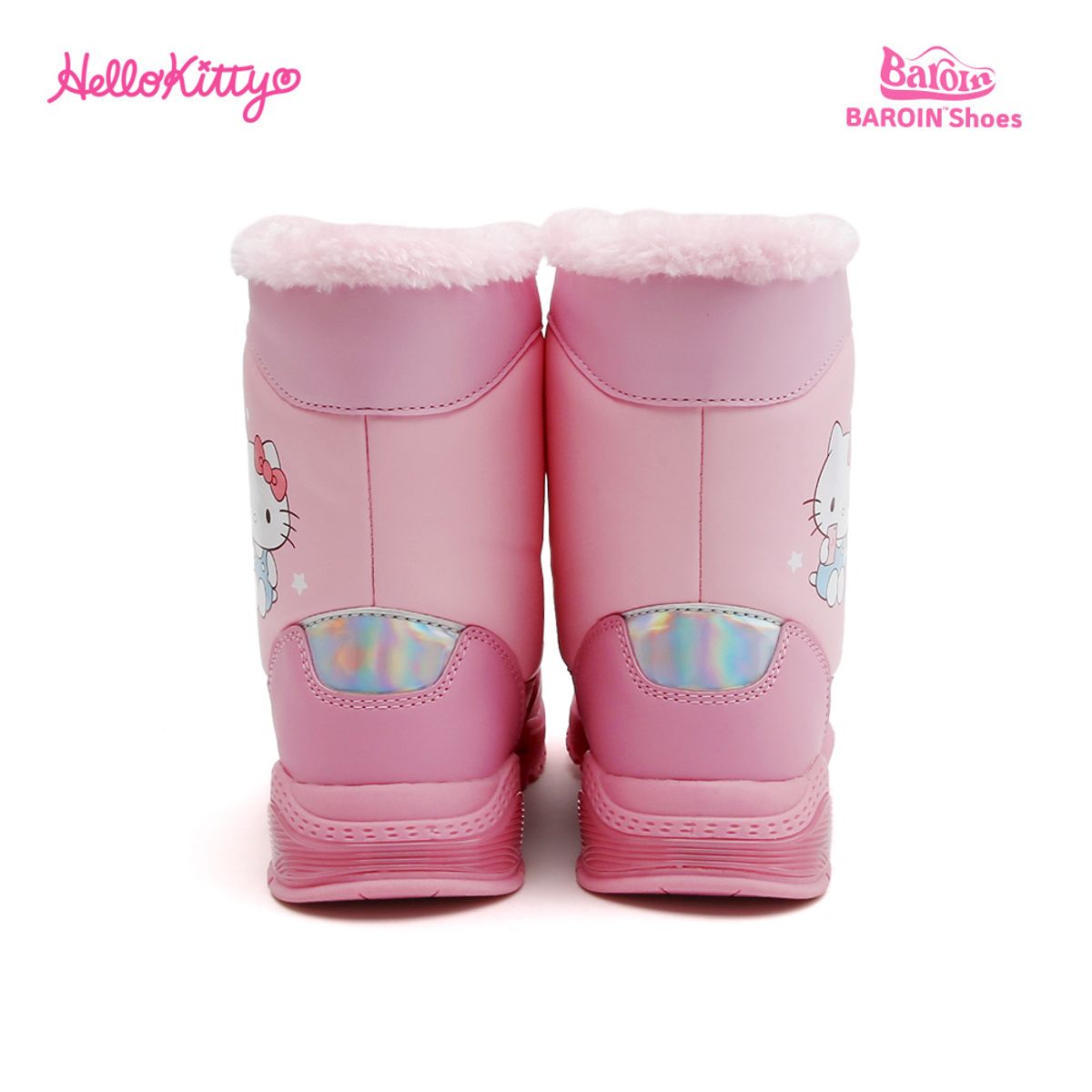 산리오 키즈(SANRIO) 헬로키티 하트 라이팅 방한부츠