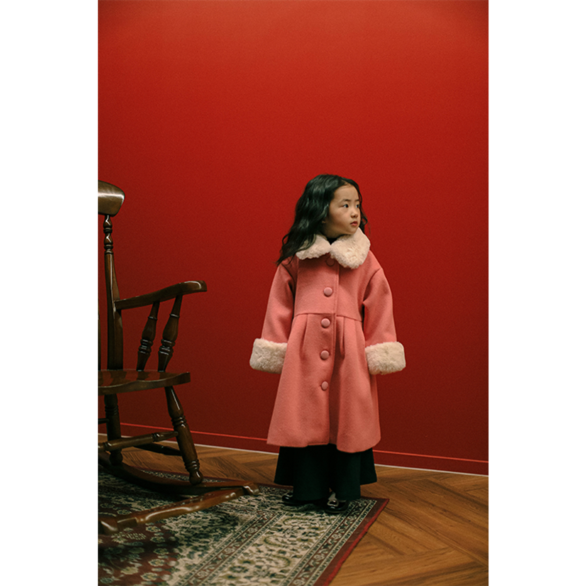 라메종드도도(LA MAISON DE DODO) Dodo Far North Coat ( Fuscia Pink )_ 여아용 코트