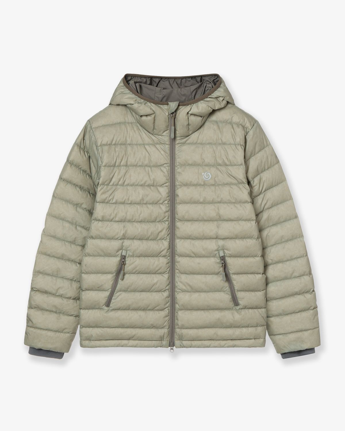 에이이에이이(AEAE) SYMBOL LIGHT DOWN JACKET [SAGE GREEN]