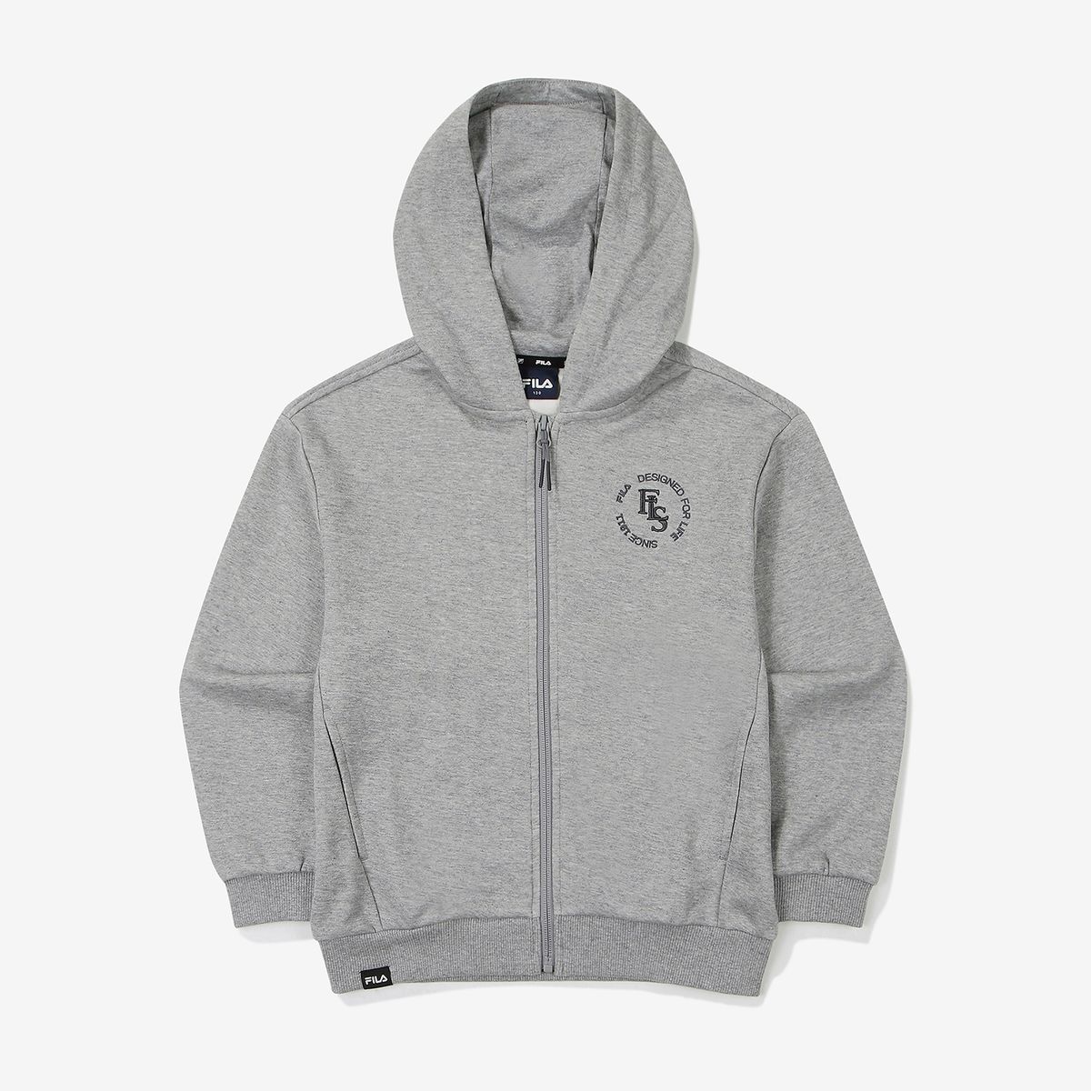 휠라 키즈(FILA KIDS) [세트할인] ESSENTIAL 핀턱 트레이닝 후드집업(FK2FTF3201XLML)