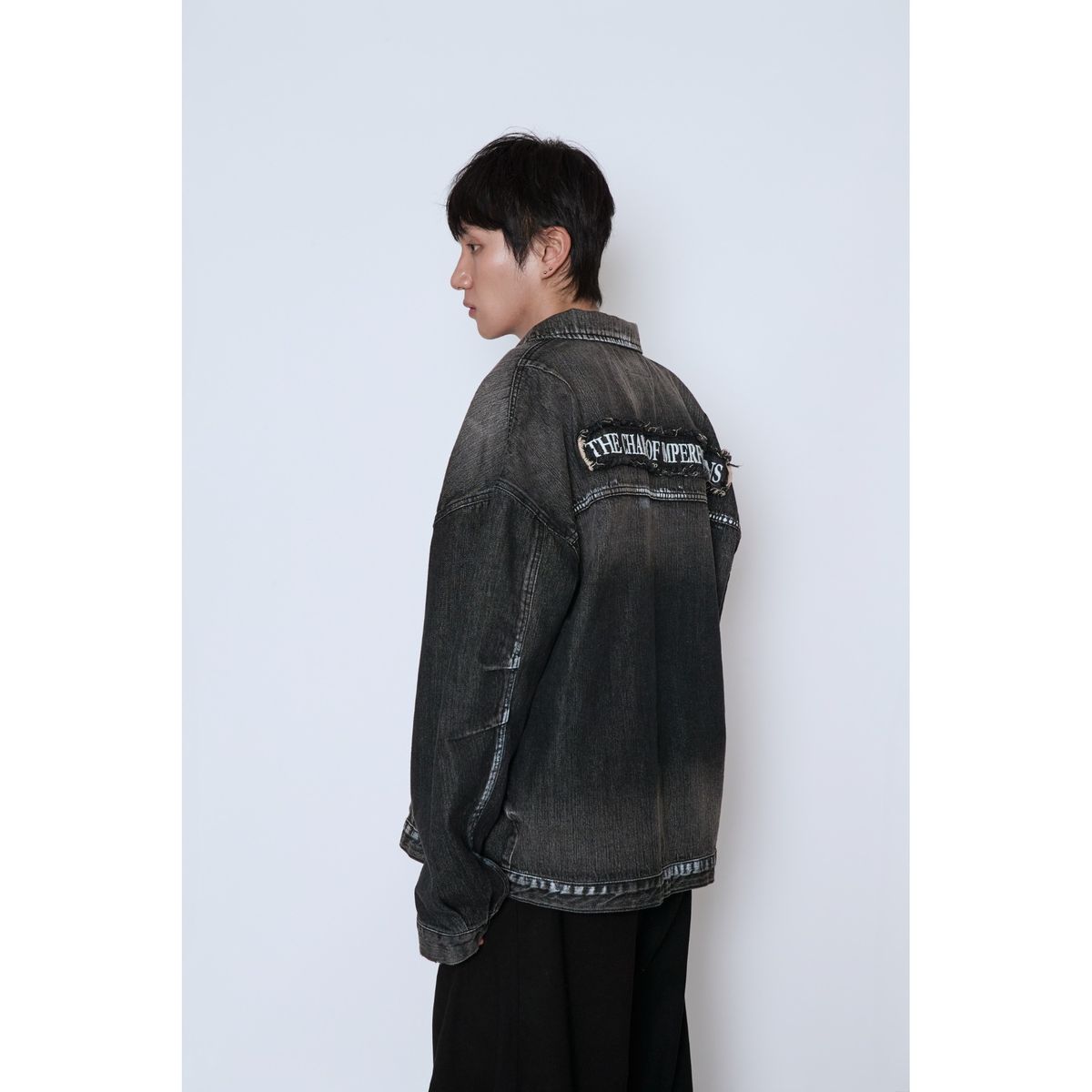 노이네타(NOITNETTA) 빈티지 브러쉬 데님 자켓