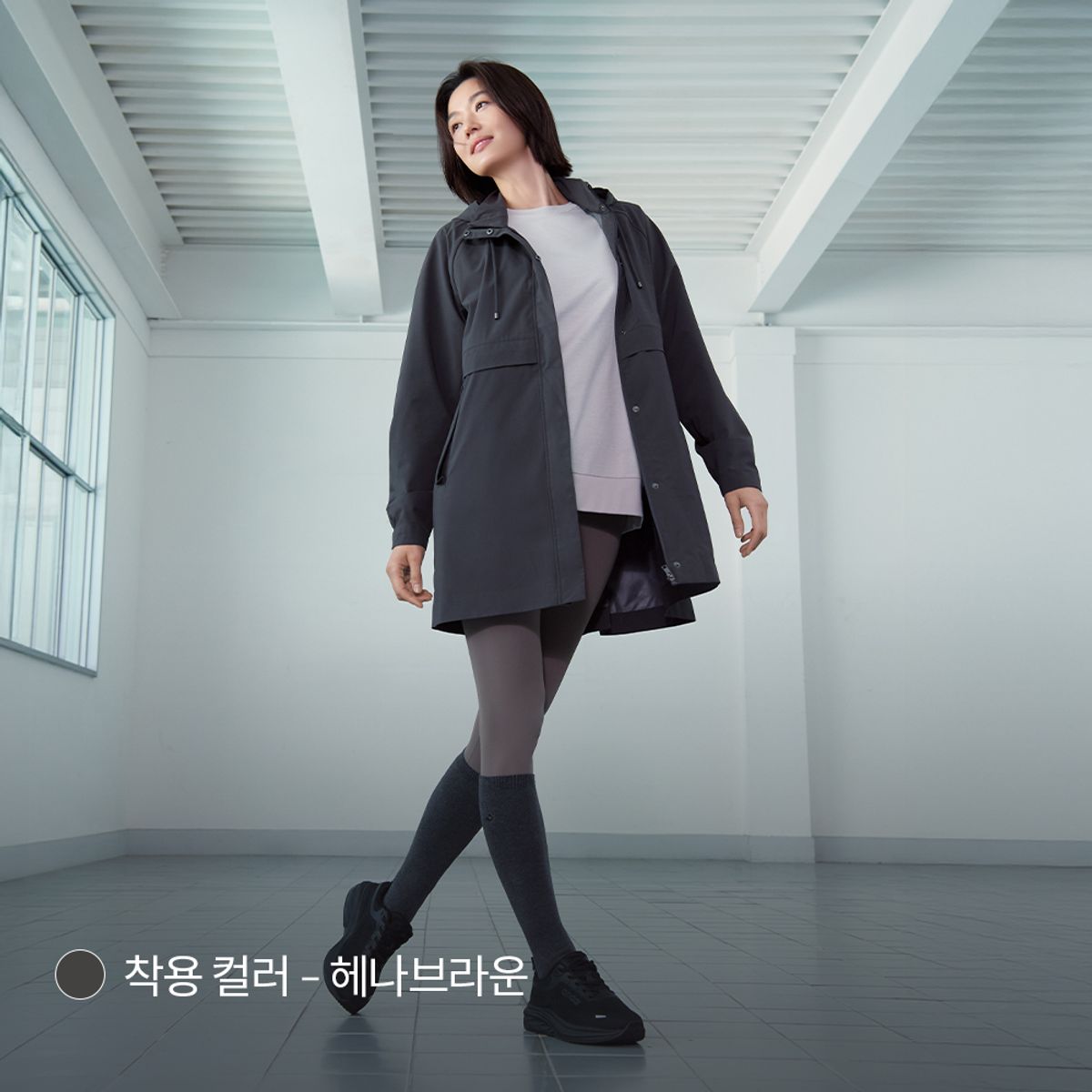 안다르(ANDAR) 리파인드 미들 윈드자켓