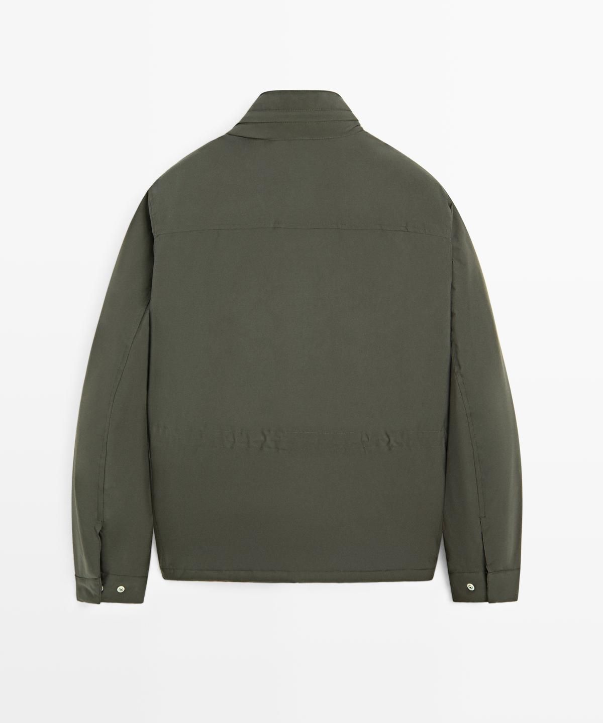 마시모두띠(MASSIMO DUTTI) water-repellent 패딩 재킷 포켓 디테일