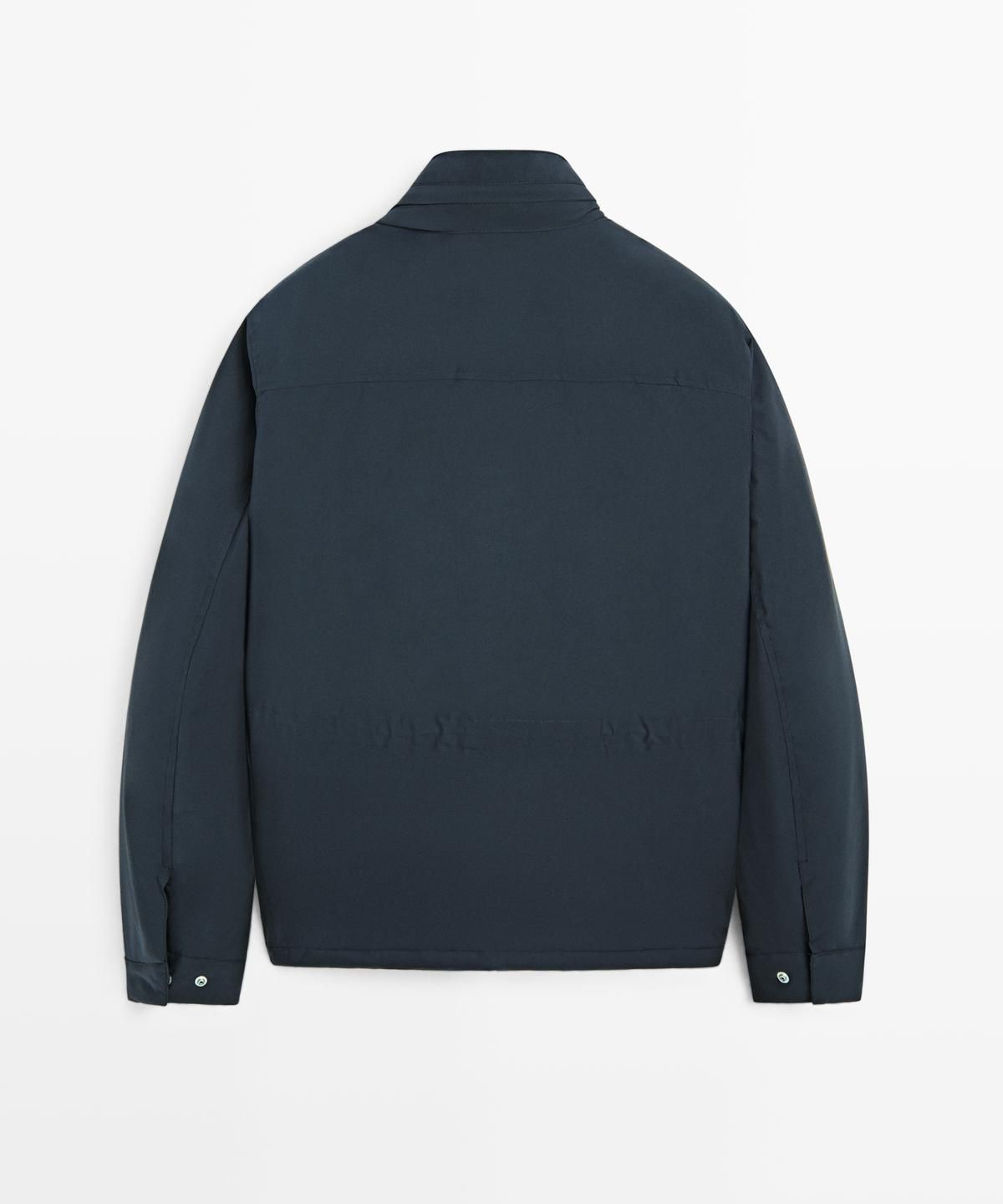 마시모두띠(MASSIMO DUTTI) water-repellent 패딩 재킷 포켓 디테일