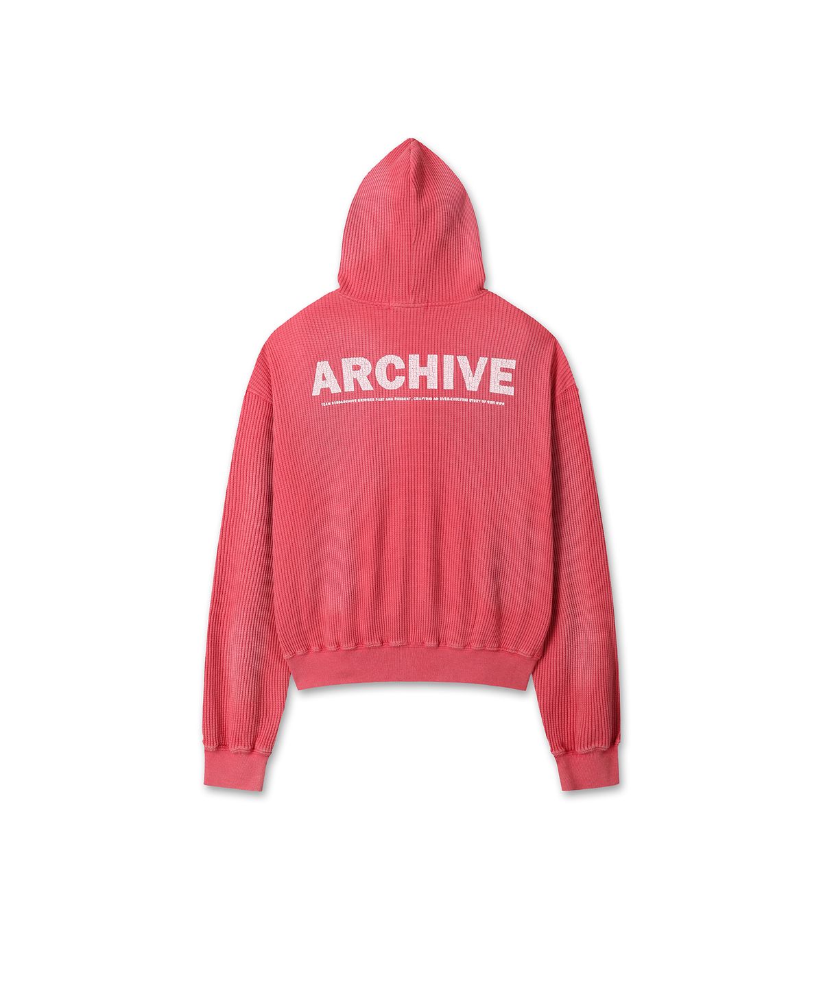 9999아카이브(9999ARCHIVE) Archive Waffle Hood Zip-Up