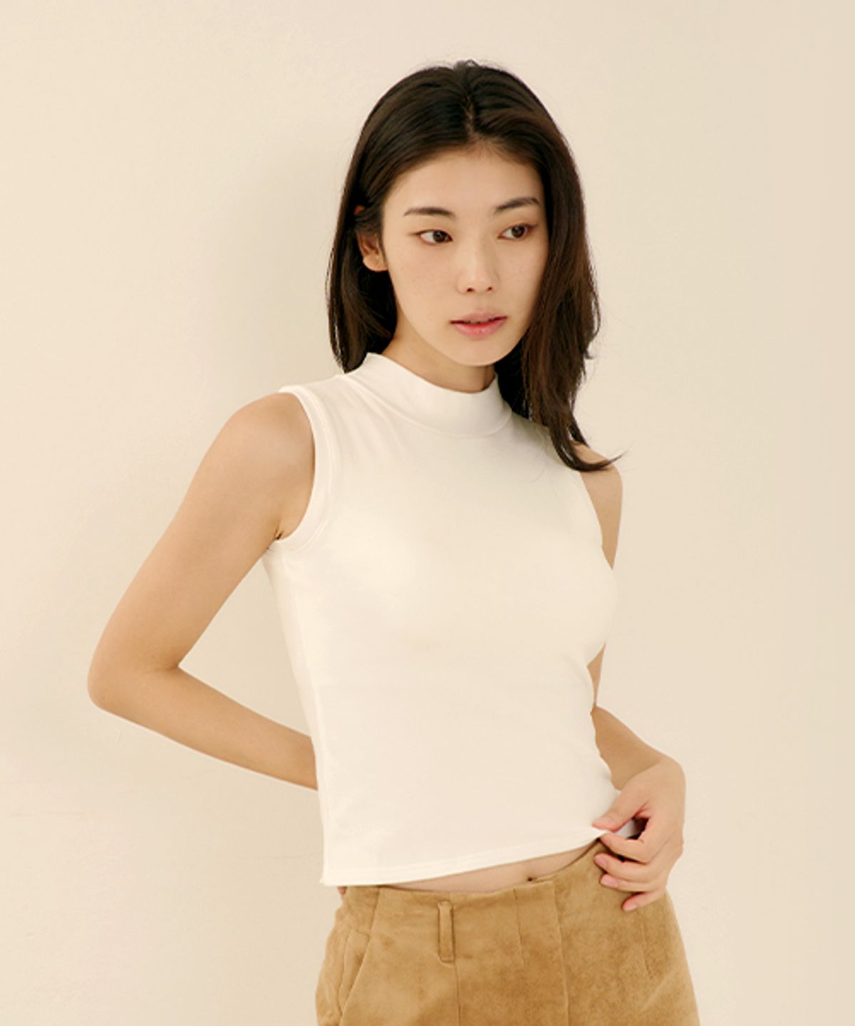 마른파이브(MARN5) 히트터치 모크넥 목폴라 브라탑_3colors