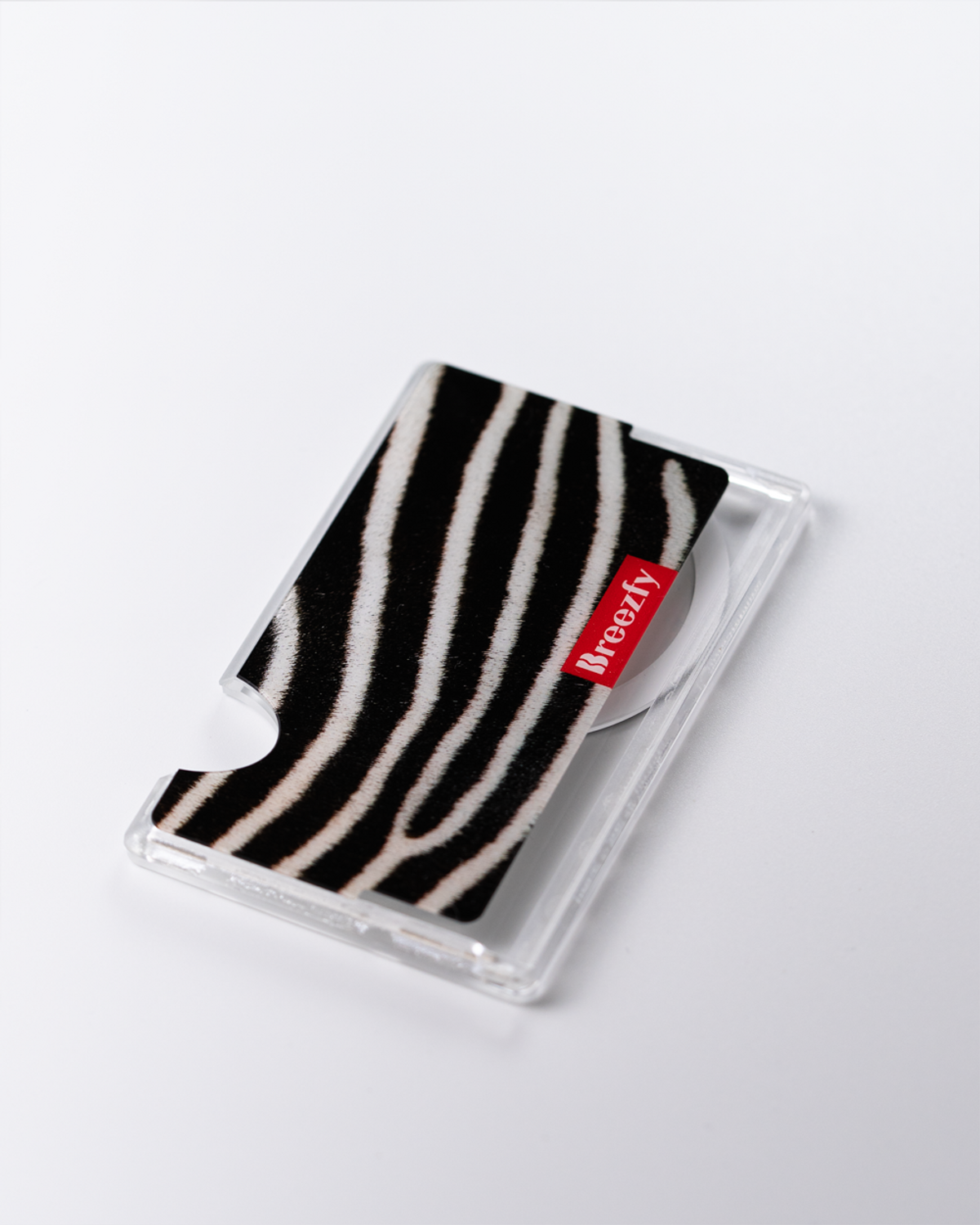 브리즈피(BREEZFY) ZEBRA - 맥세이프 카드지갑 소켓 - 애니멀 프린트 컬렉션