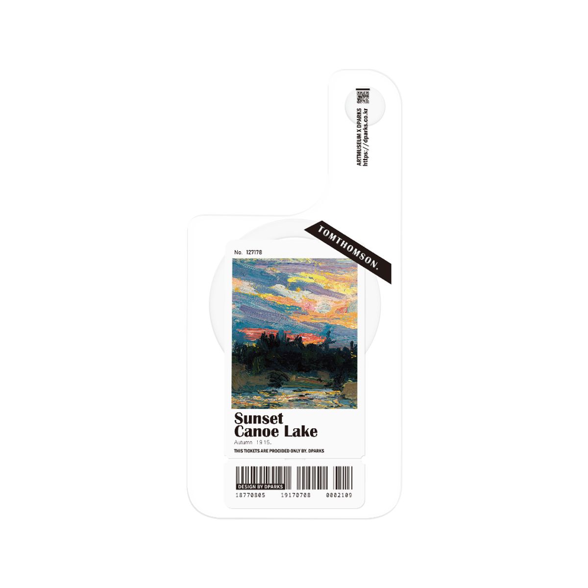 디팍스(D'PARKS) 톰톰슨-Sunset Canoe Lake 맥세이프/교체형케이스 (커버+맥세이프 케이스 세트)